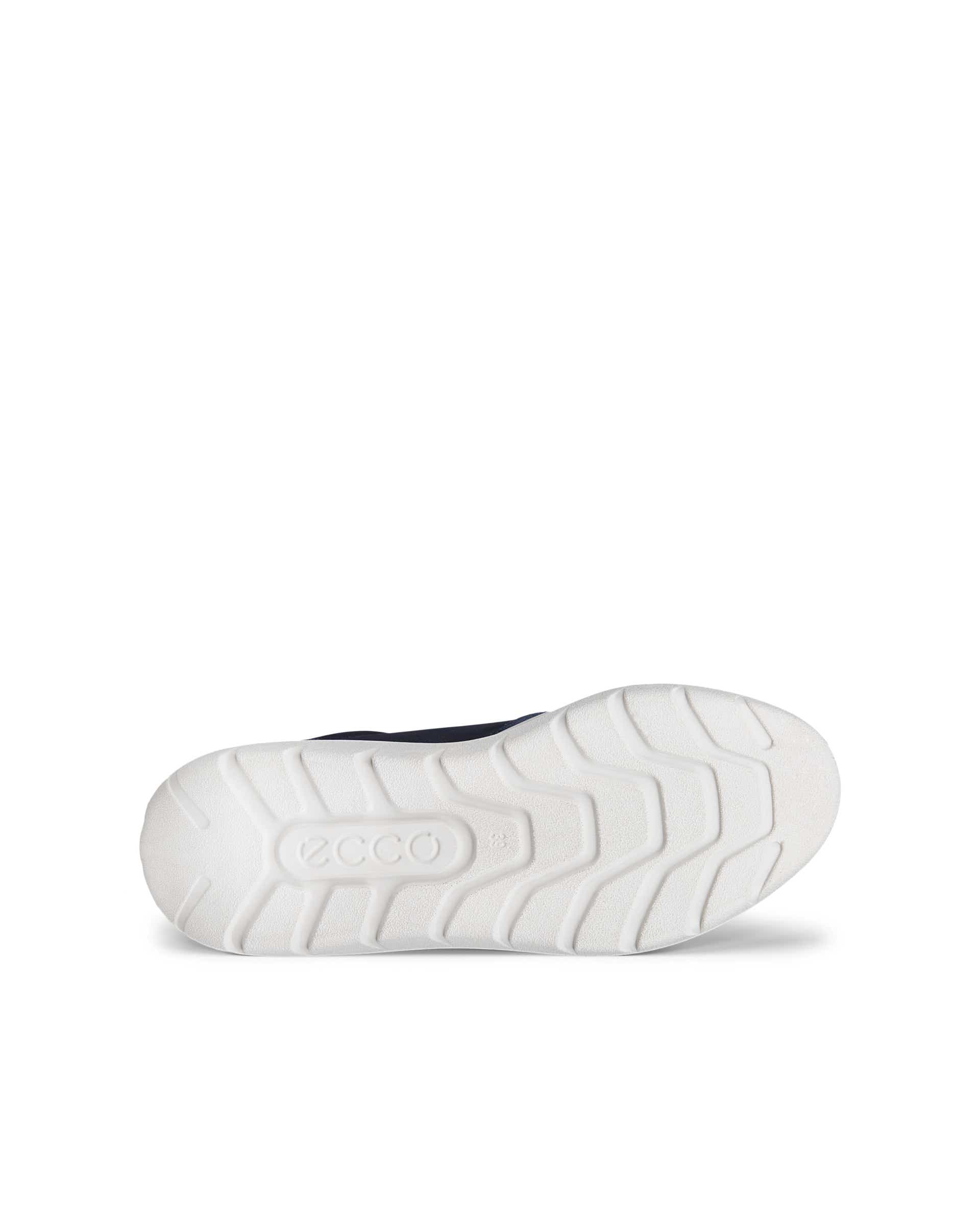 Women's ECCO® VALERIE Nubuck Trainer - Blue - Sole