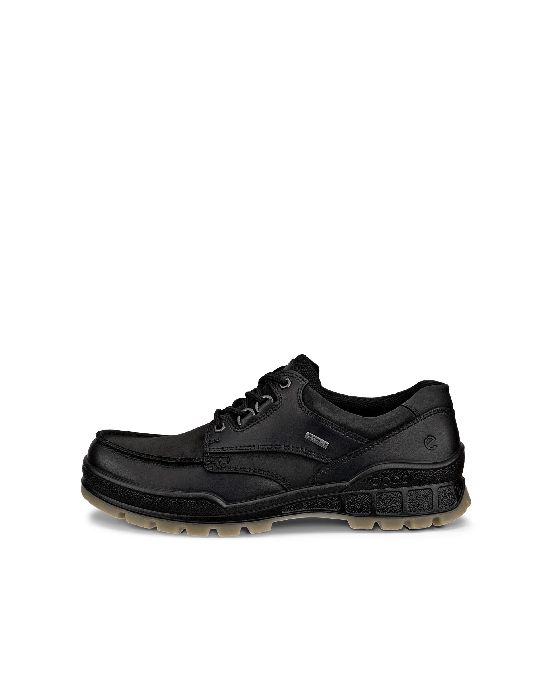 Men's ECCO® Track 25 Leather Gore-Tex Outdoor Shoe - Black - Outside