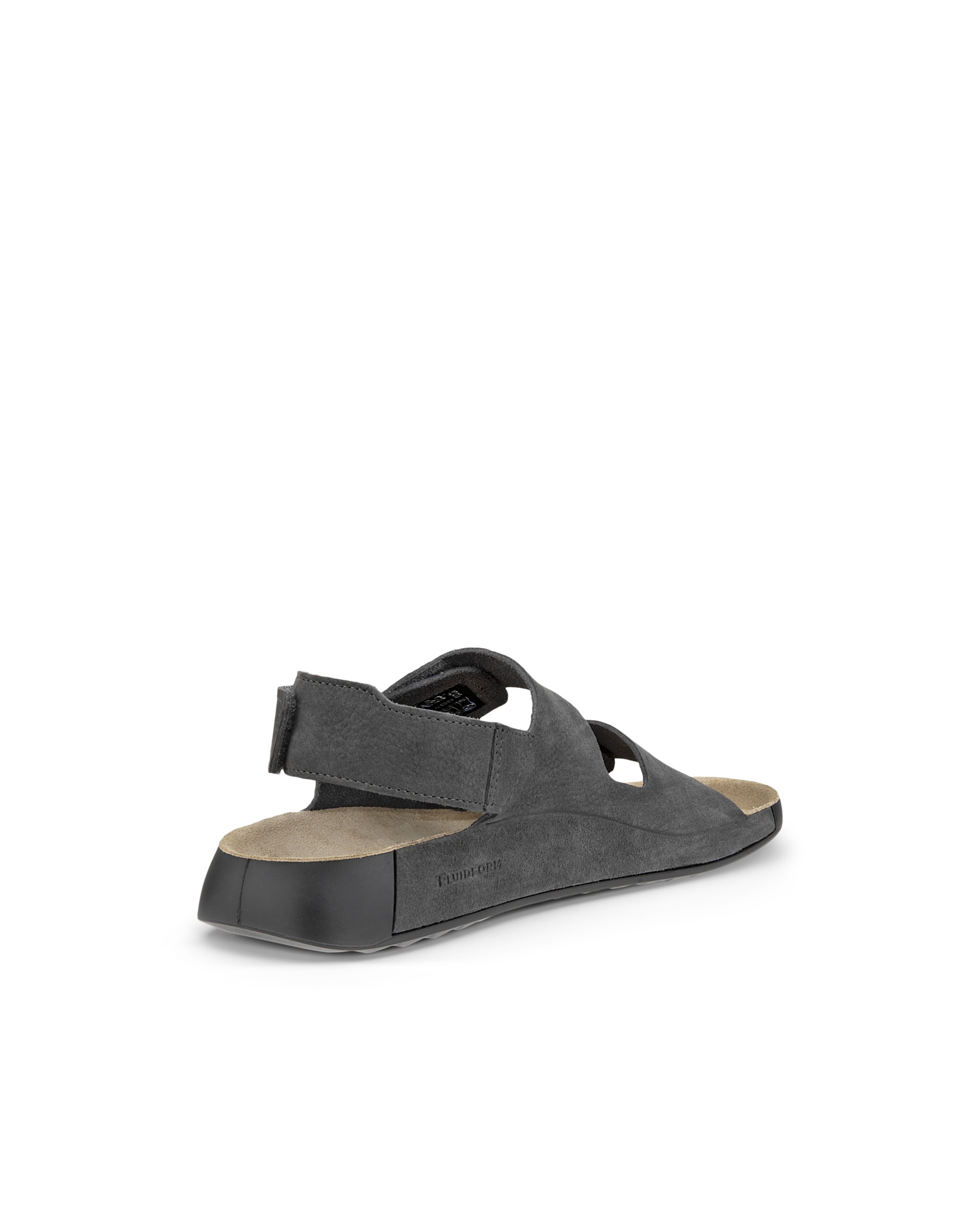 Leather Sandals Grey Suede Back Strap Sandals Gray Suede Backstrap