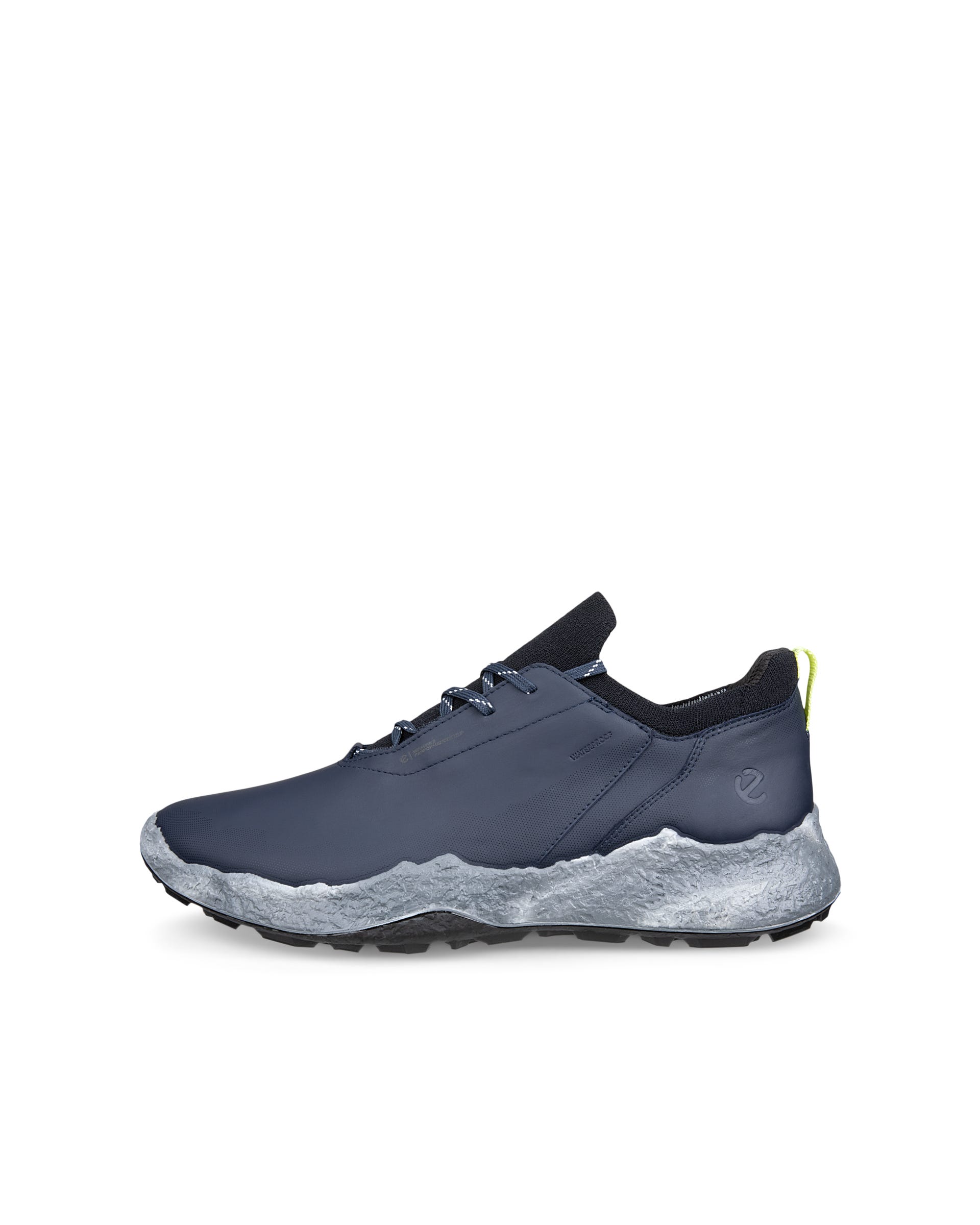 Sapatos golfe impermeáveis couro homem ECCO® GOLF BIOM H5 - Azul - Outside