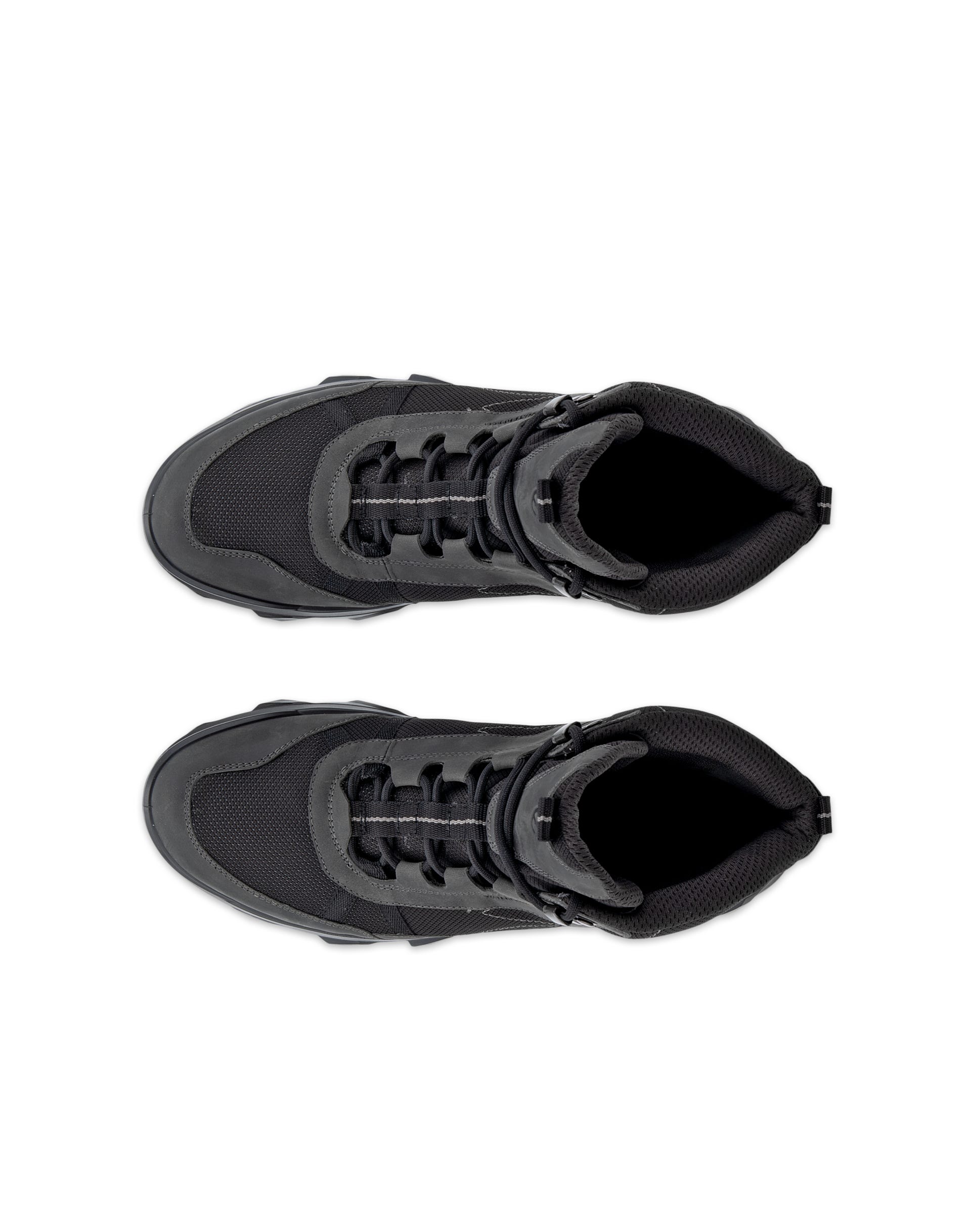 Men's ECCO® MX Nubuck Waterproof Mid-Cut Outdoor Boot - Grey - Outside
