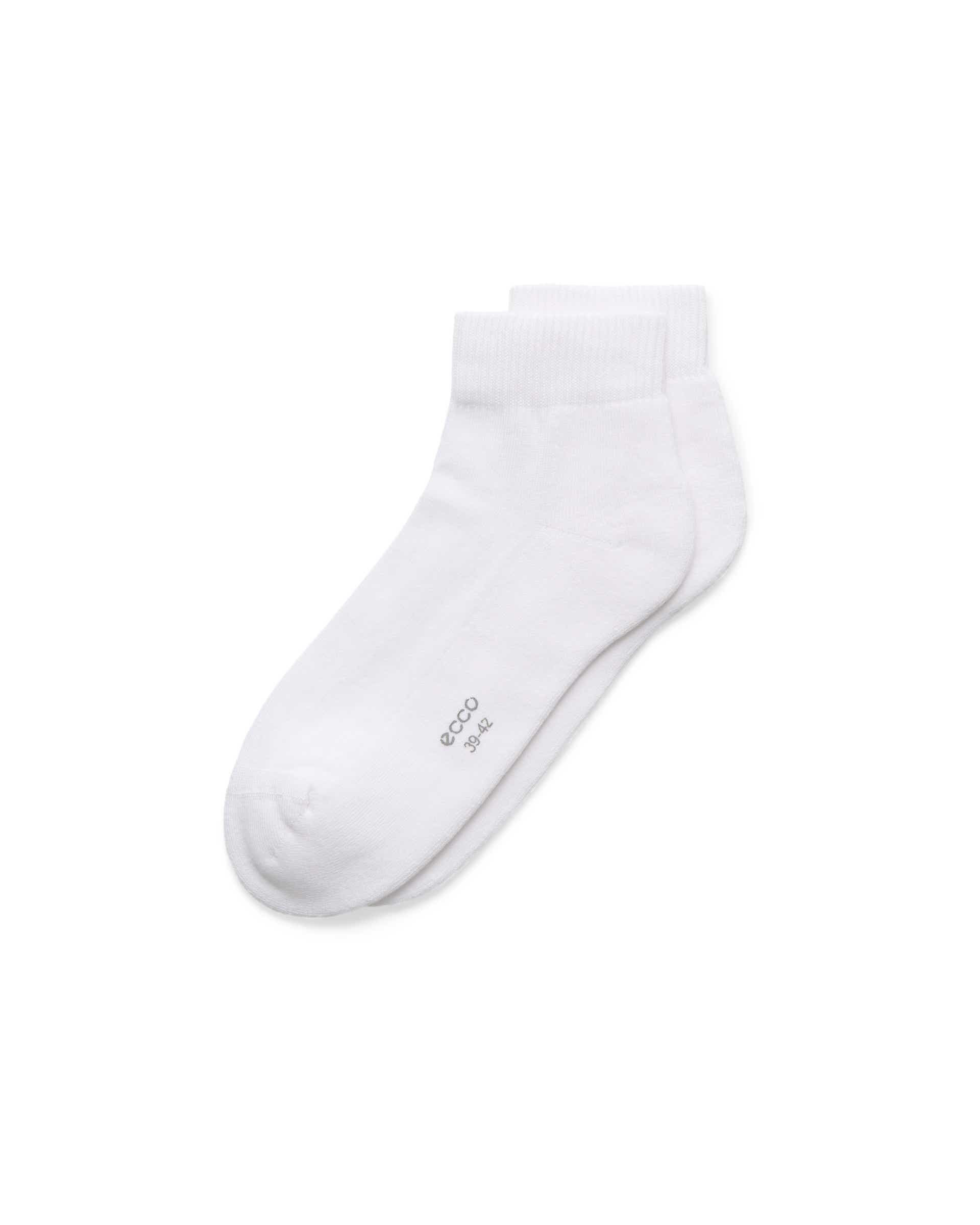 ECCO® RETRO LOW CUT 2-PACK Unisex Kurze Socken - Weiß - Detail-2
