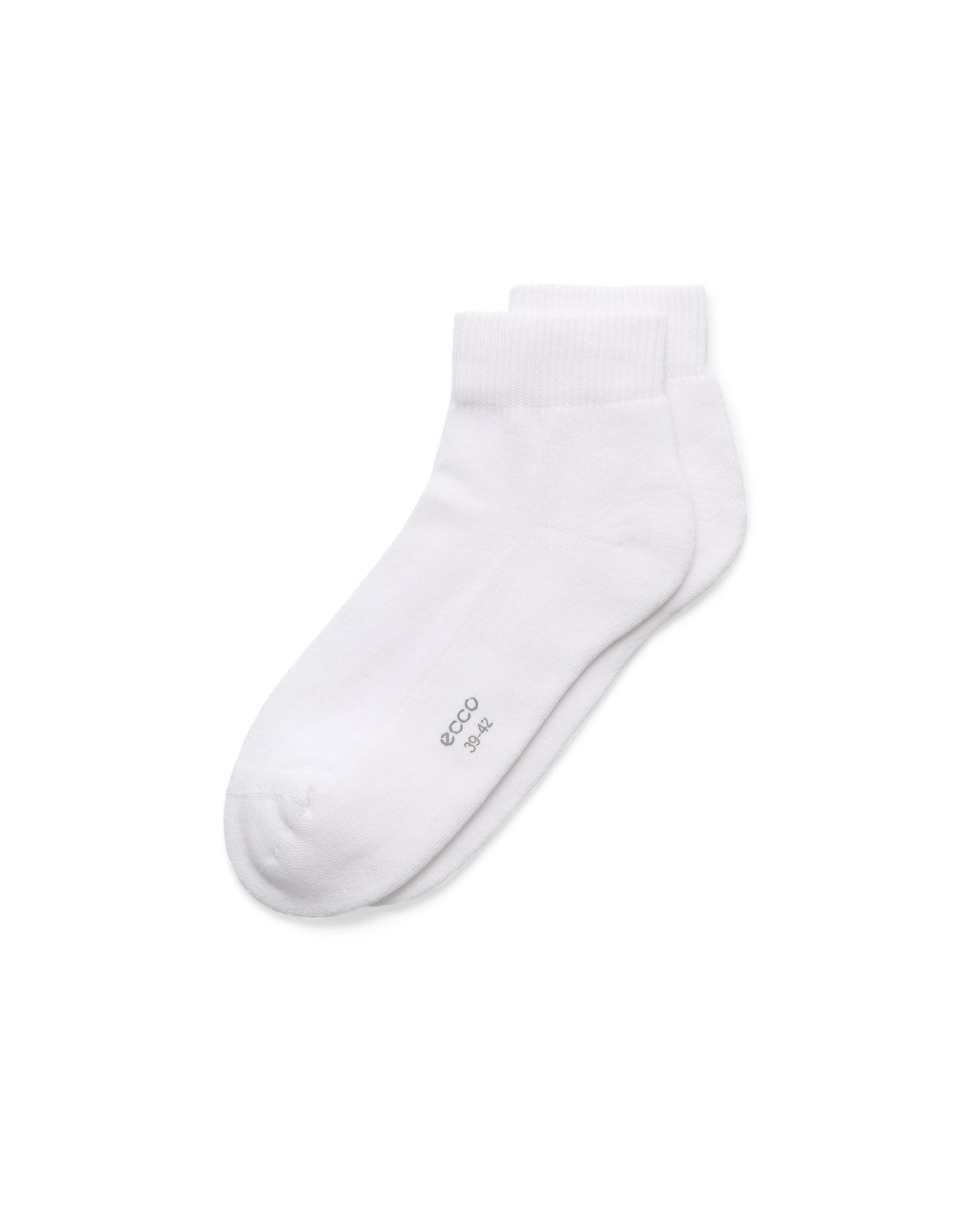 ECCO® RETRO LOW CUT 2-PACK Unisex Kurze Socken - Weiß - Main