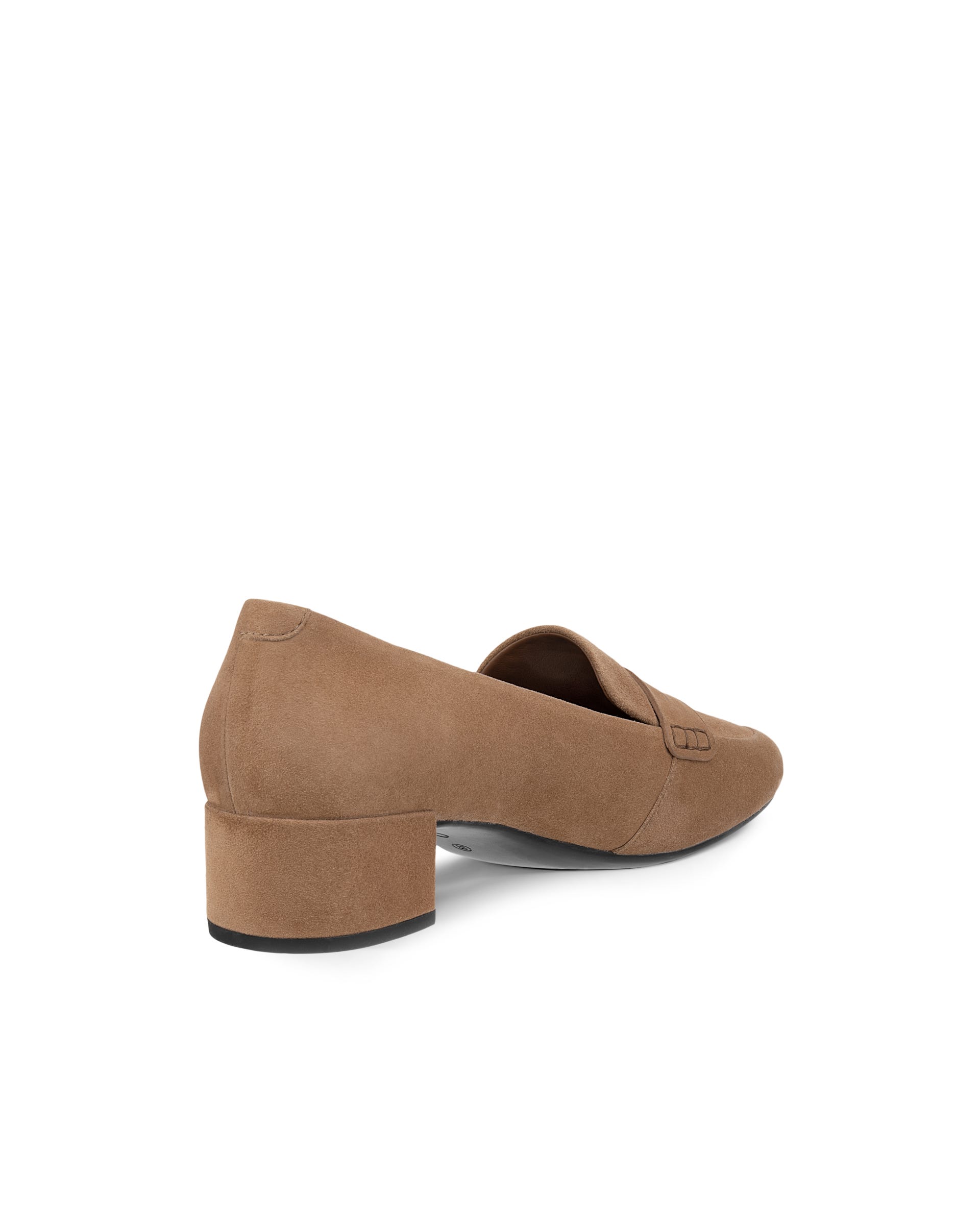 ECCO® LIVA 35 dames suède penny loafer - Bruin - Outside