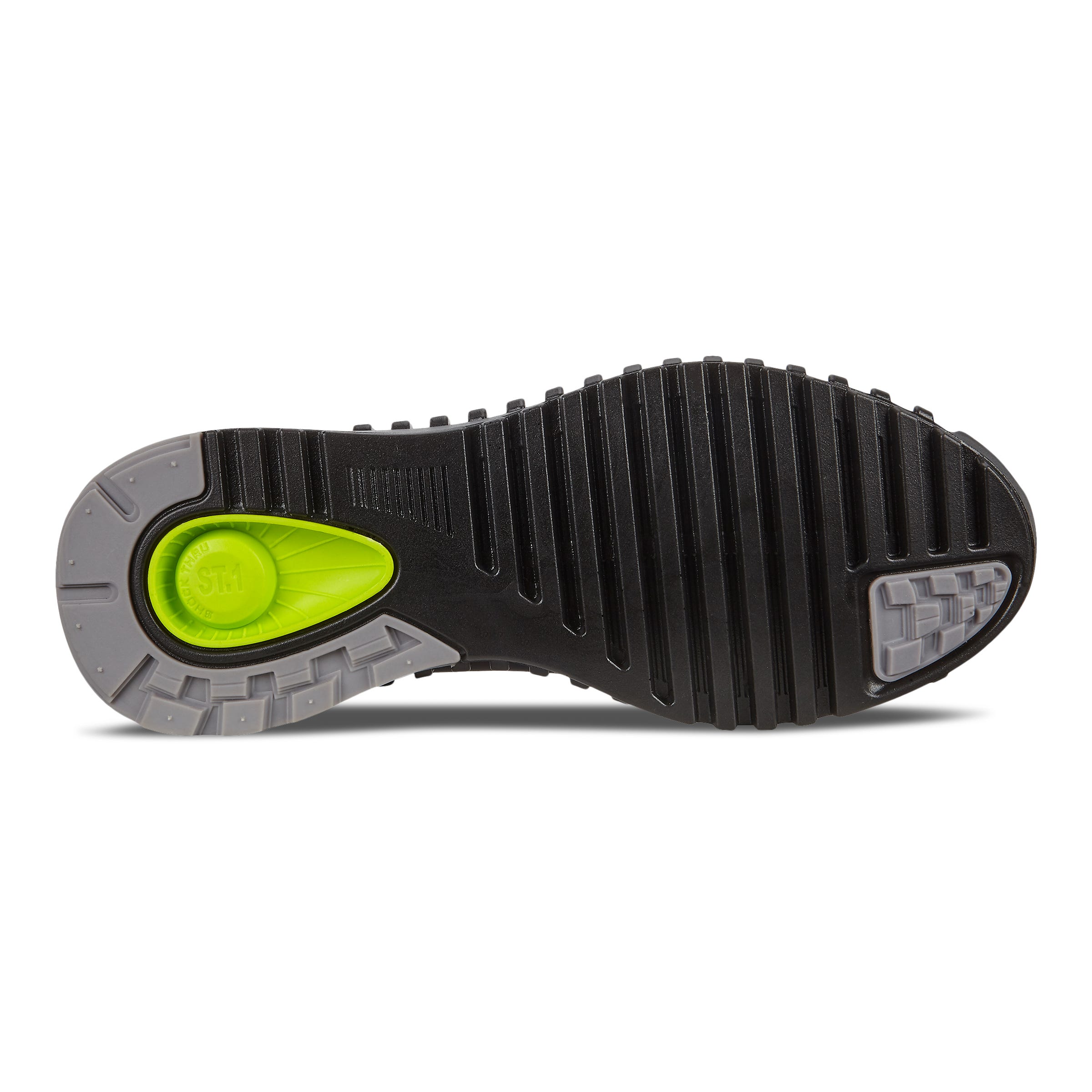 ECCO Zipflex Low メンズ レザースニーカー - ブラック - Sole