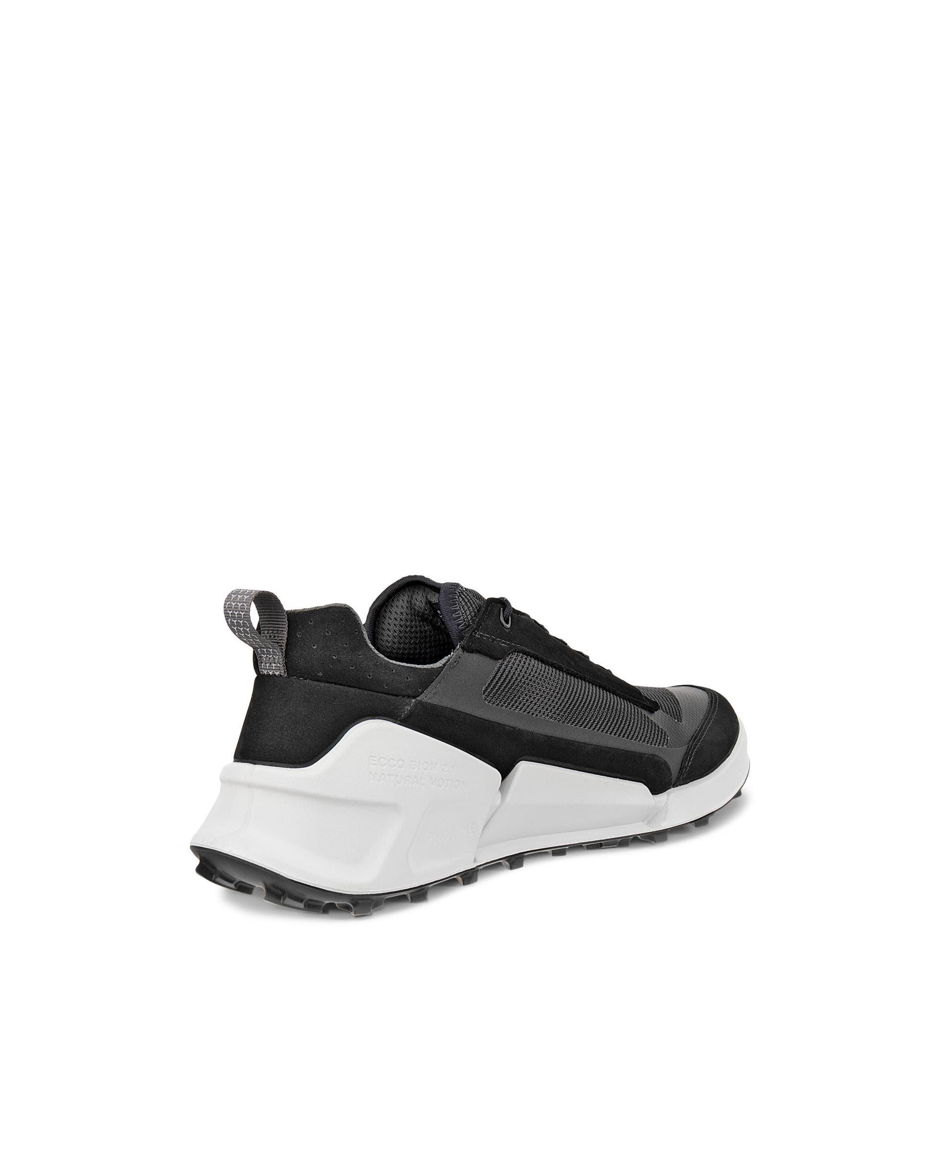 Men's ECCO® Biom 2.1 X Mountain Nubuck Waterproof Hiking Sneaker - Black - Back