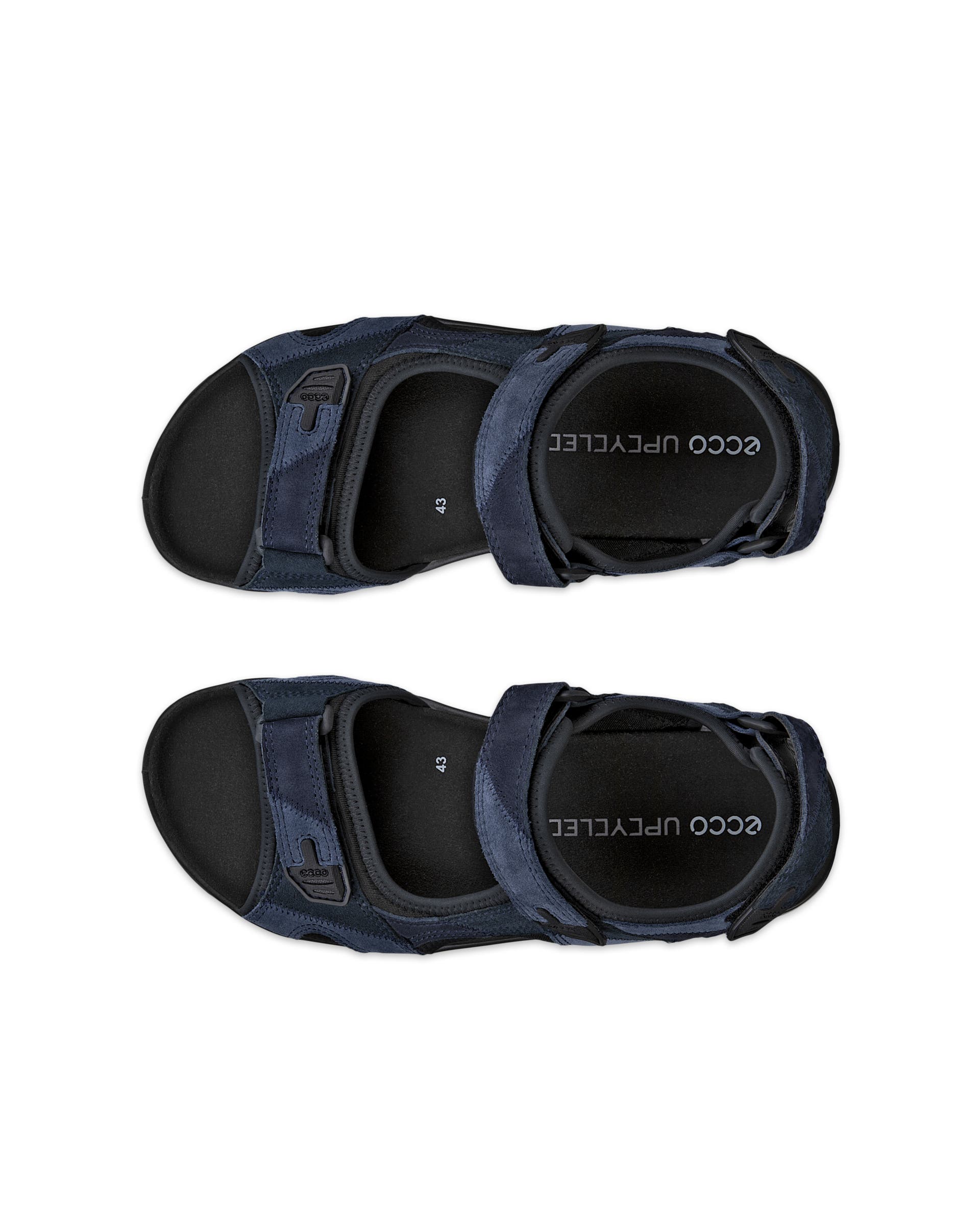 ECCO Offroad Upcycle メンズ スエードハイキングサンダル - マルチカラー - Top left pair