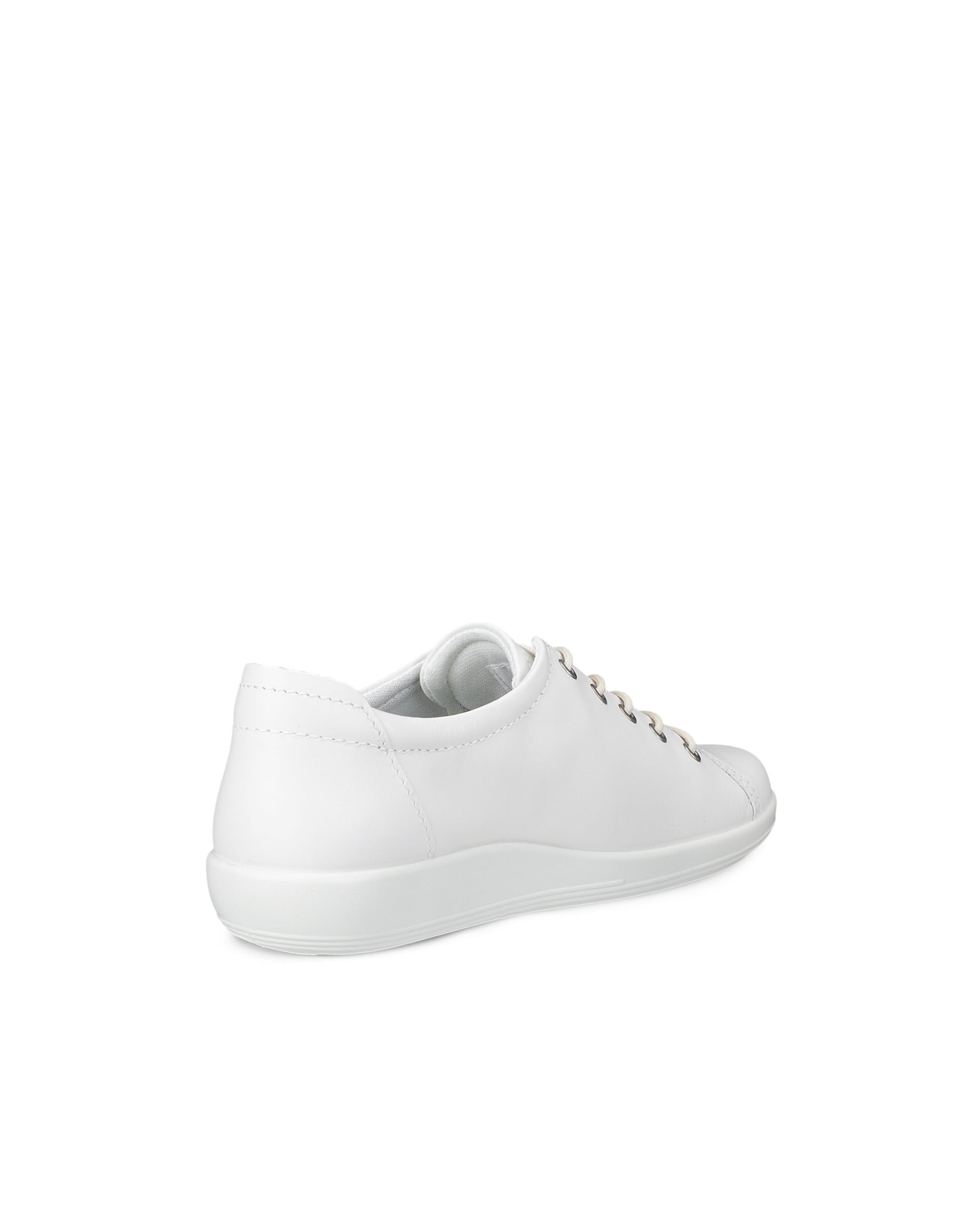 ECCO® SOFT 2.0 Snörsko skinn dam - Vit - Back