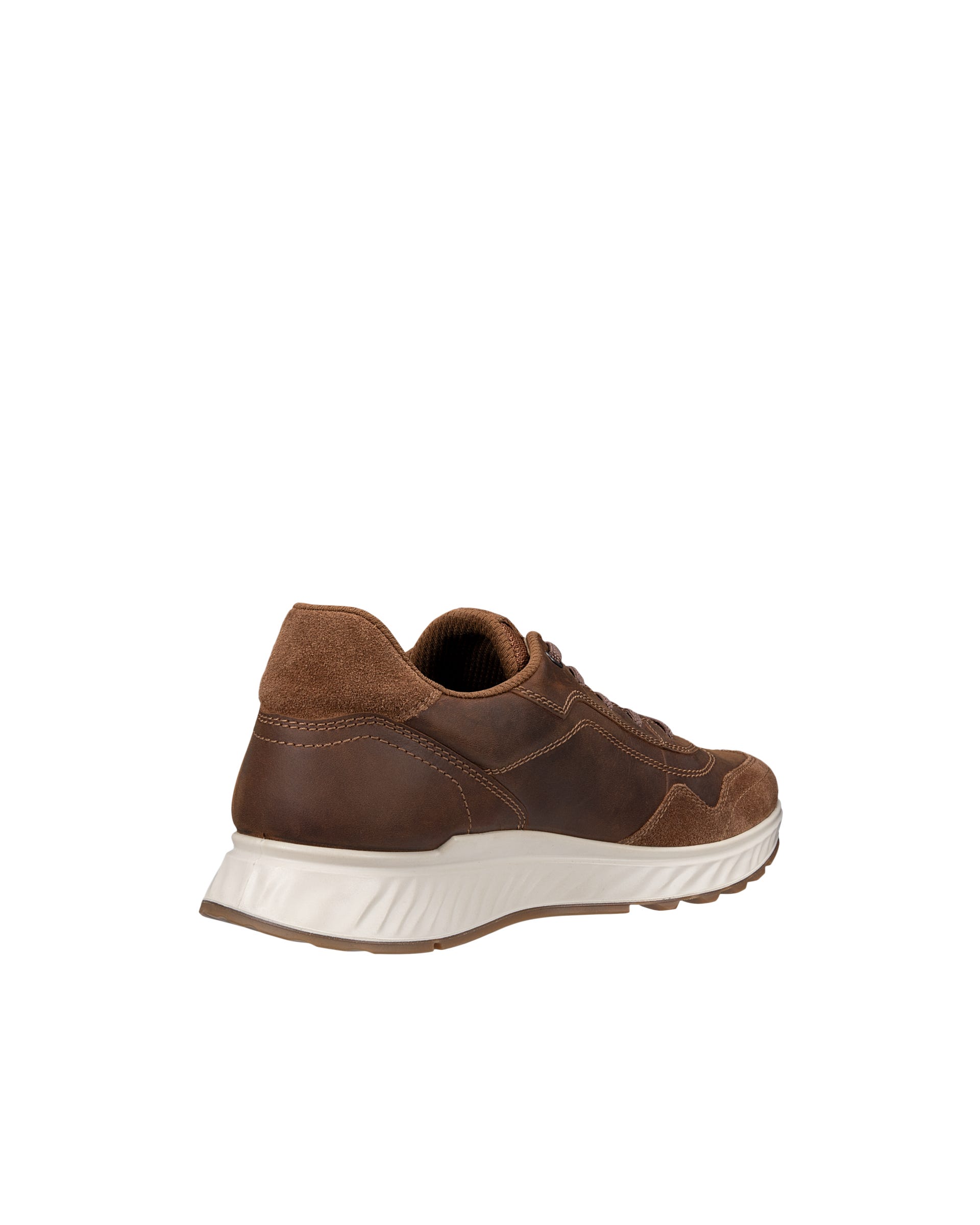Zapatillas de nobuk ECCO® EXOSTRIDE para hombre - Marrón - Outside