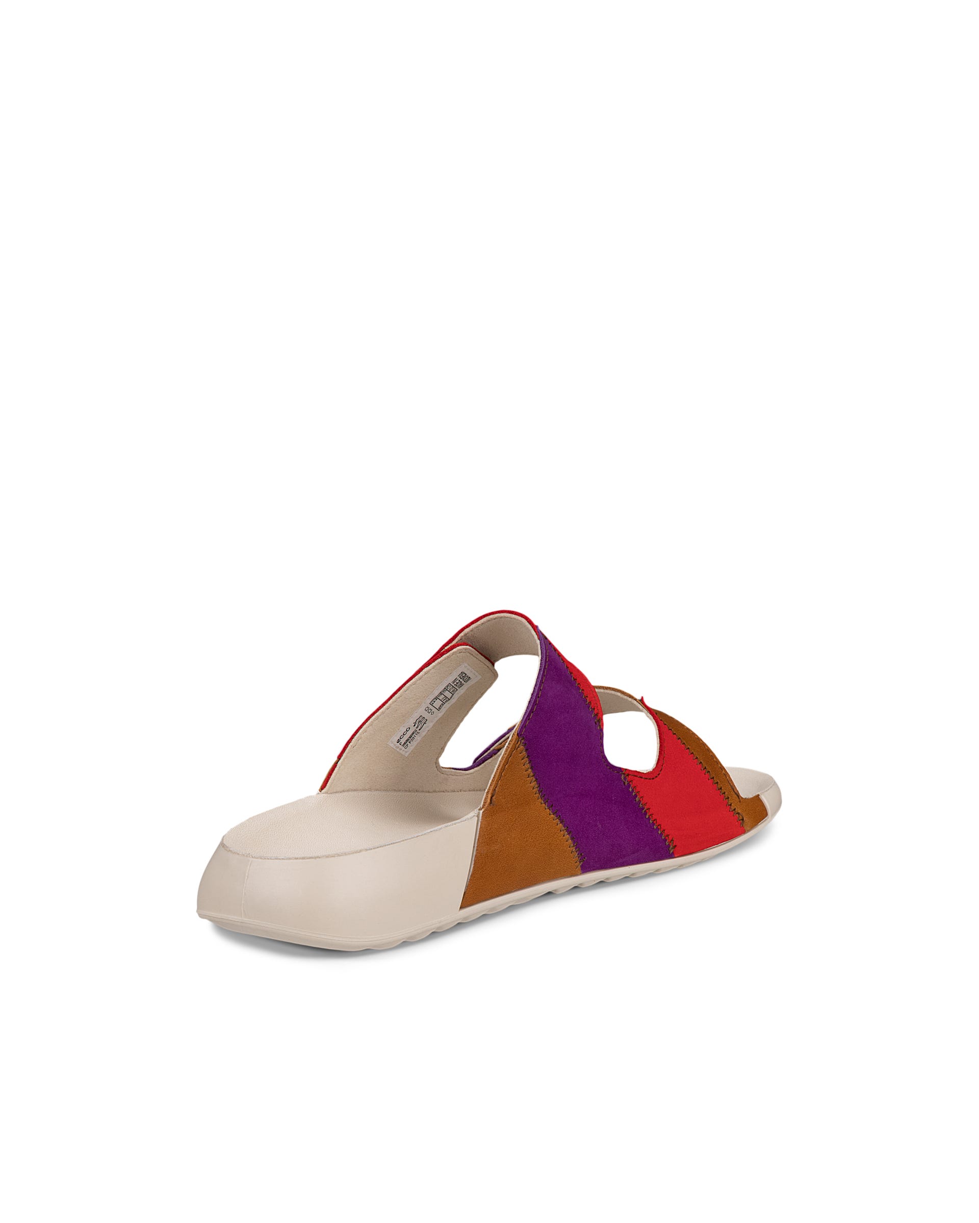 Women's ECCO® Cozmo Leather Two Strap Sandal - Multicolour - Back