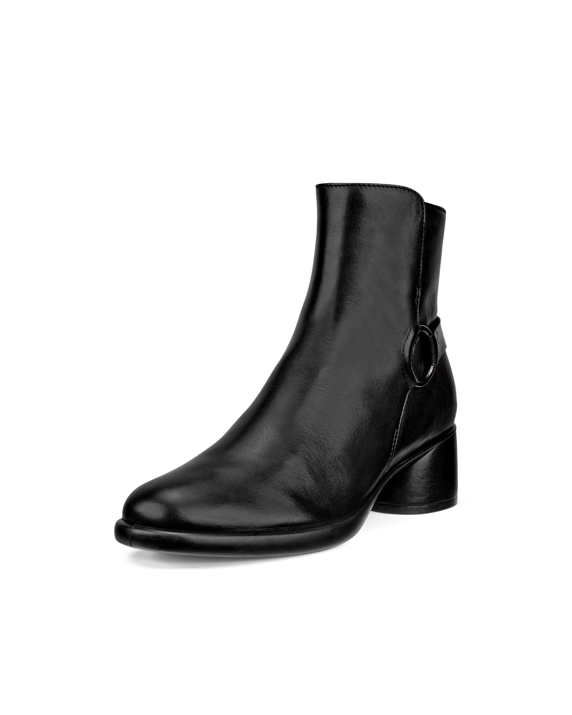 Women's ECCO® Sculpted LX 35 Leather Ankle Boot - Black - Main