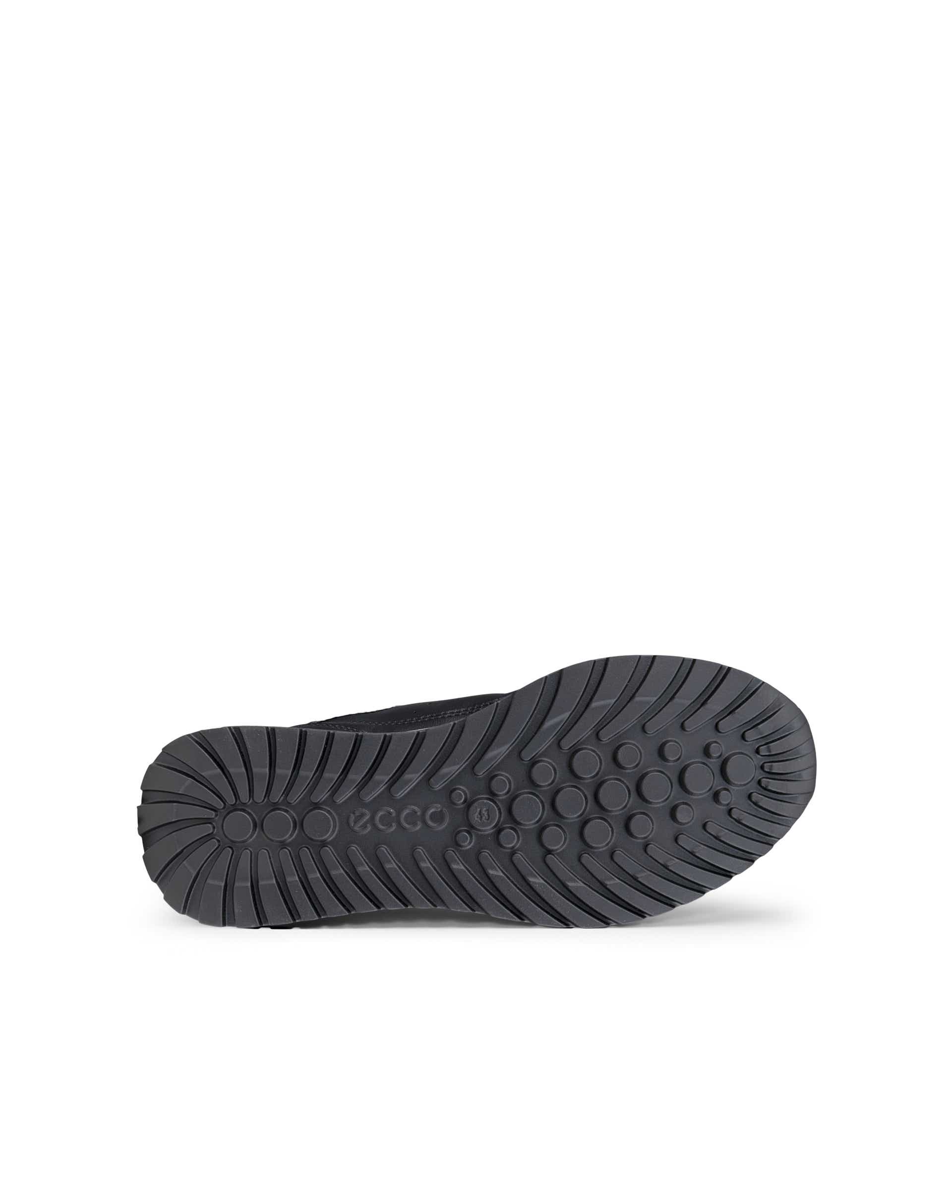 Men's ECCO® ASTIR NEO Leather Sneaker - Black - Sole