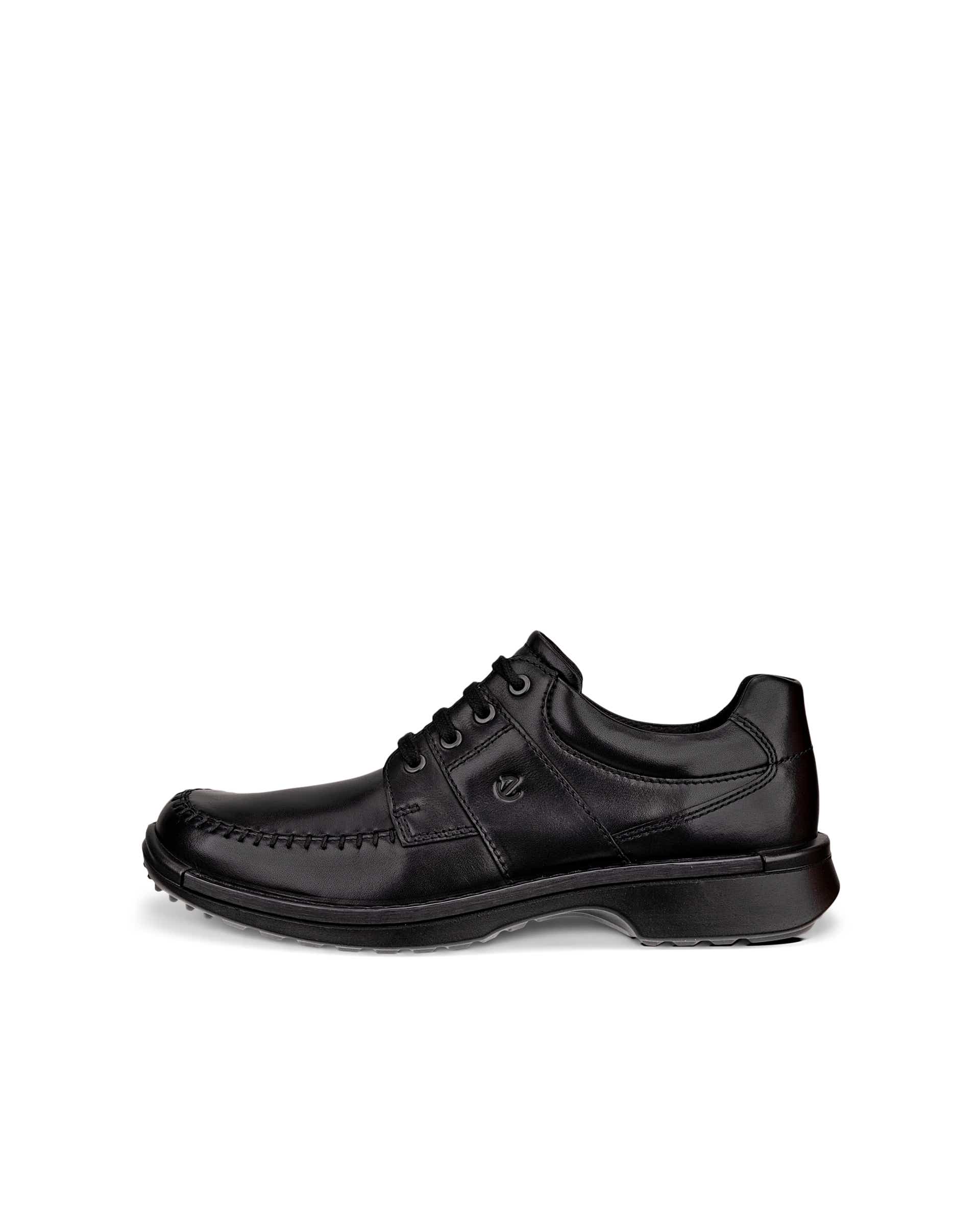 Men's ECCO® Fusion Leather Lace-Up Shoe - Black - Outside