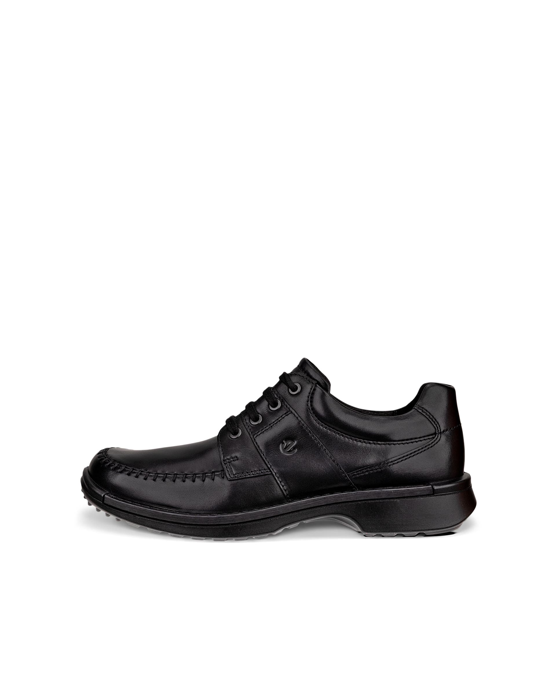 Men's ECCO® Fusion Leather Lace-Up Shoe - Black - Outside