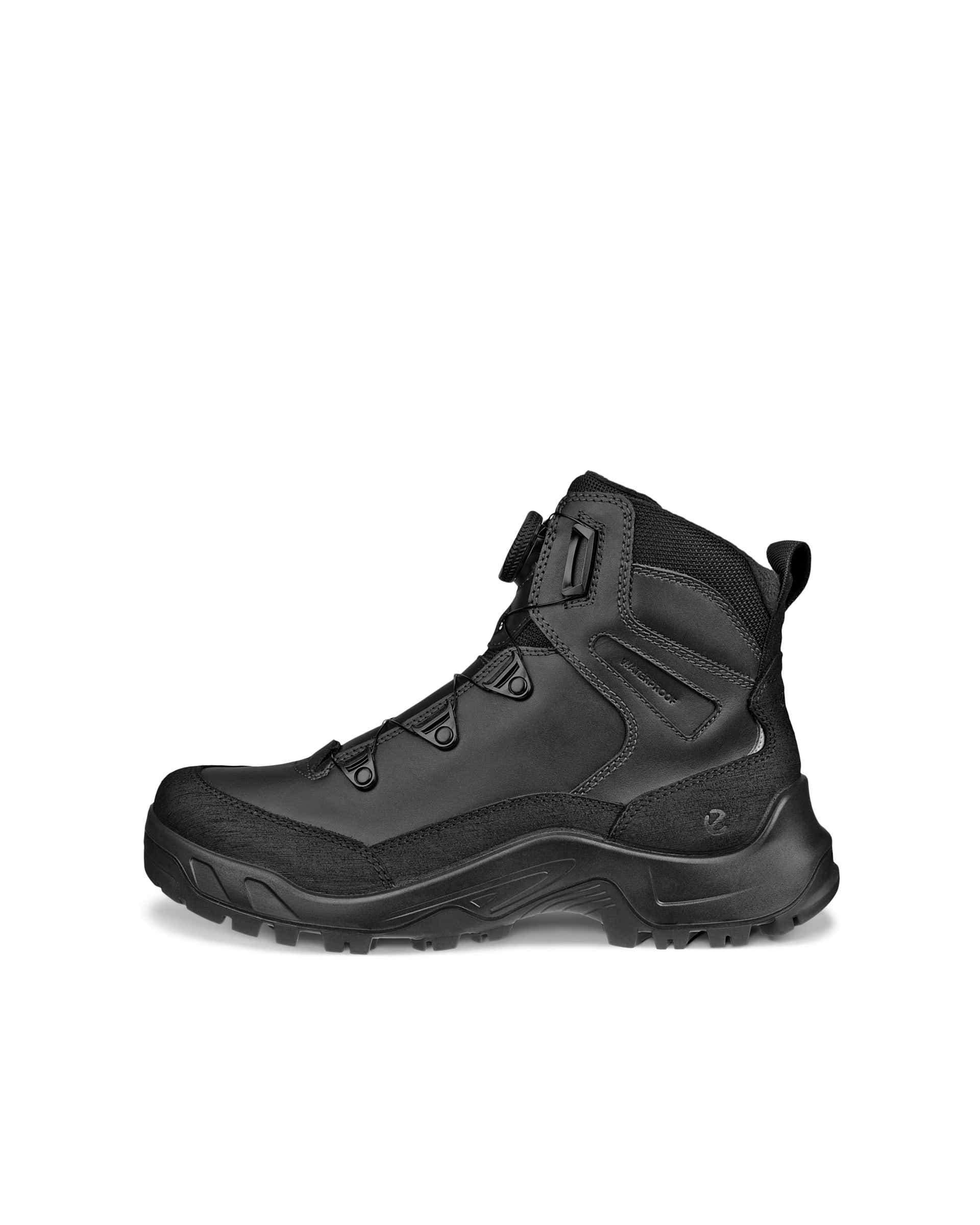 ECCO OFFROAD Men メンズ レザースニーカー | ブラック ECCO OFFROAD Men メンズ レザースニーカー | ブラック