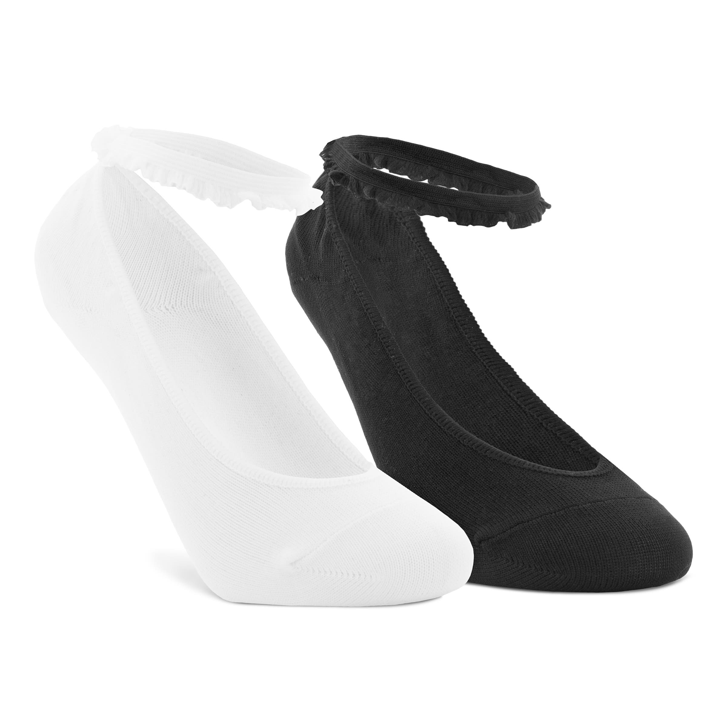 ECCO Women's Vibe Footies 2-pack No Show Socks - Multicolor - Main