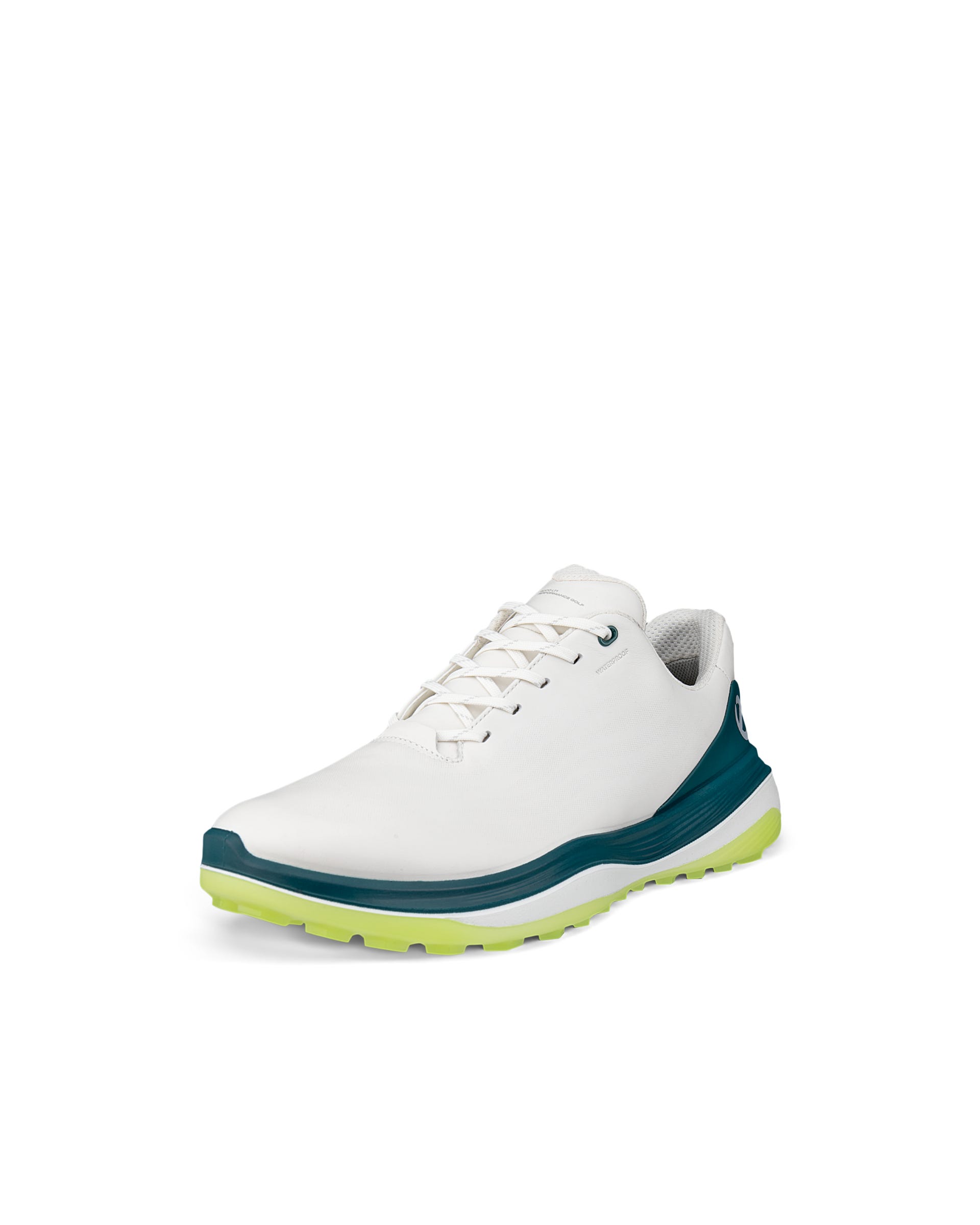 ECCO LT1 GOLF LACE Men メンズ レザーウォータープルーフゴルフシューズ - ホワイト - Main