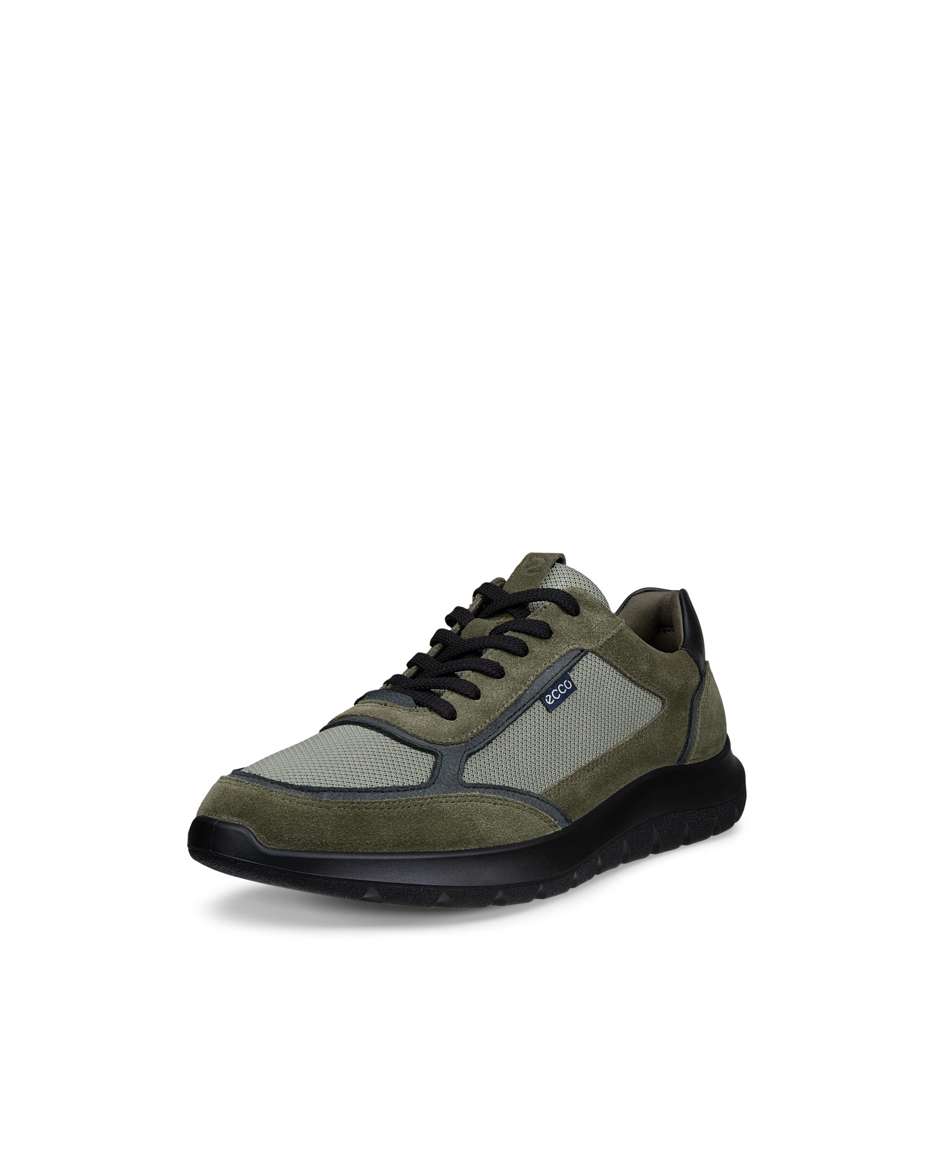 ECCO® CITY STRIDE sneakers i læder til herrer - Grøn - Outside