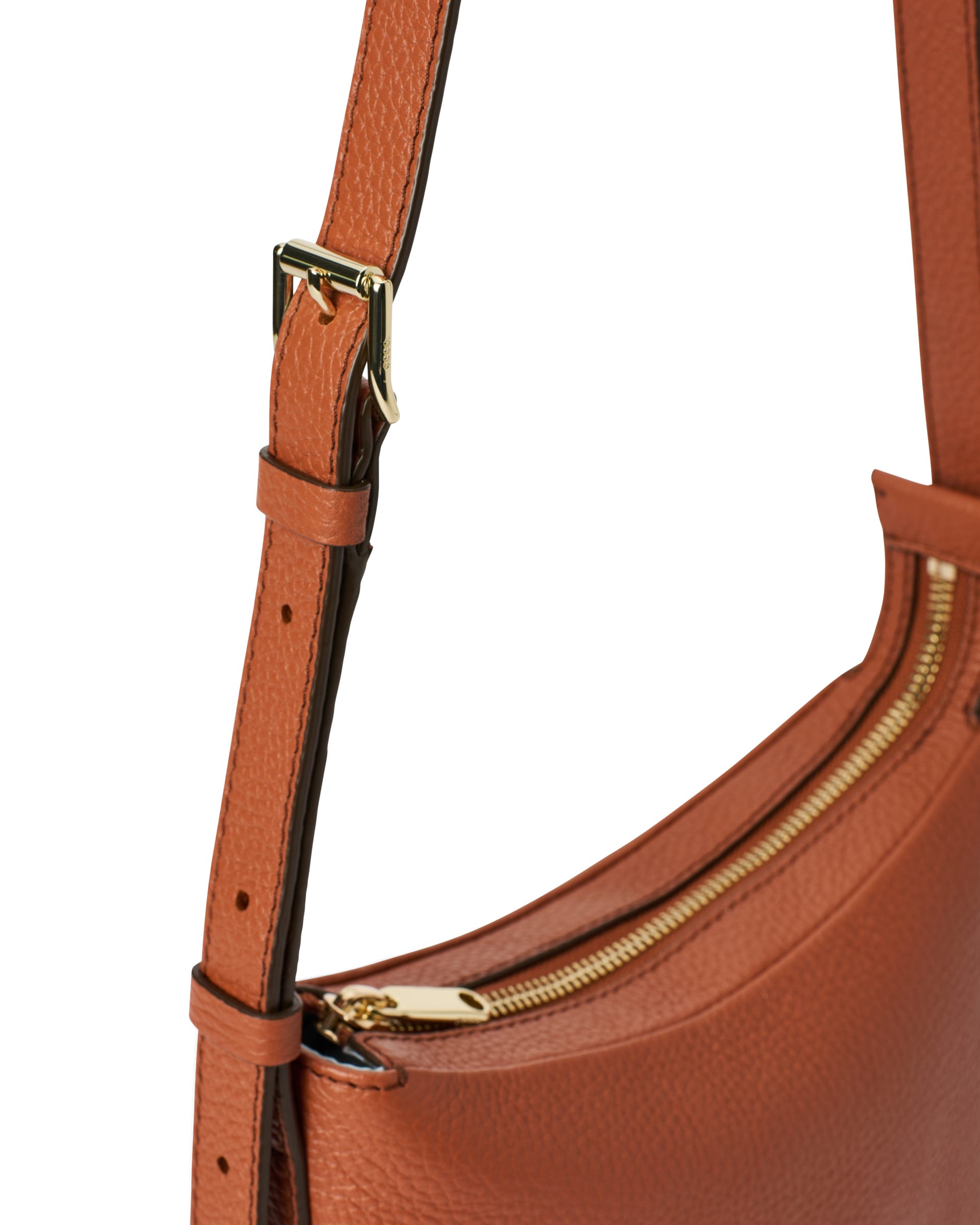 ECCO® COVE CROSSBODY Damen Umhängetasche aus Leder - Braun - Detail-1