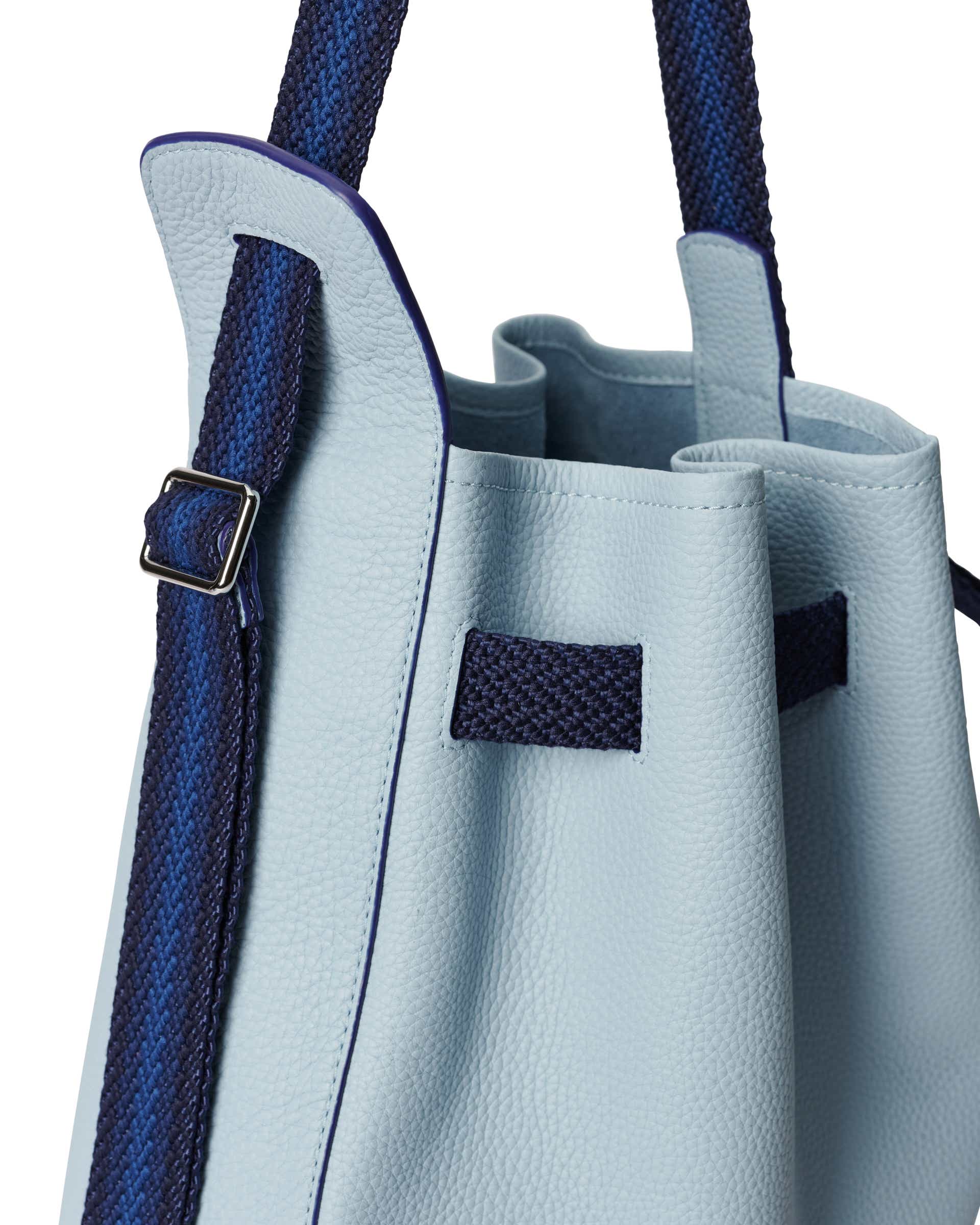 ECCO Sail Medium Pebbled レザーホーボーバッグ - ブルー - Detail-2
