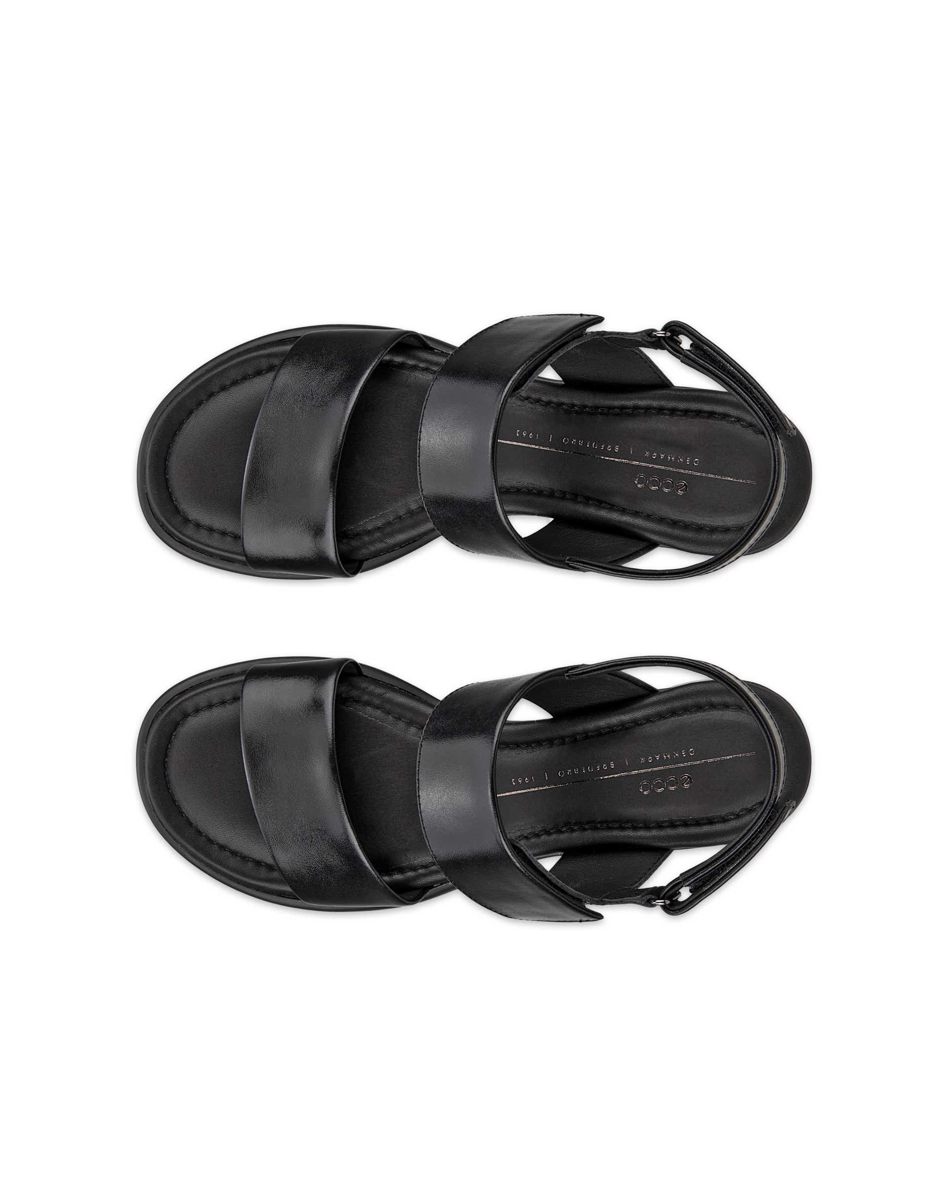 ECCO® Sculpted Sandal LX 35 Damen Ledersandale mit Absatz - Schwarz - Top left pair