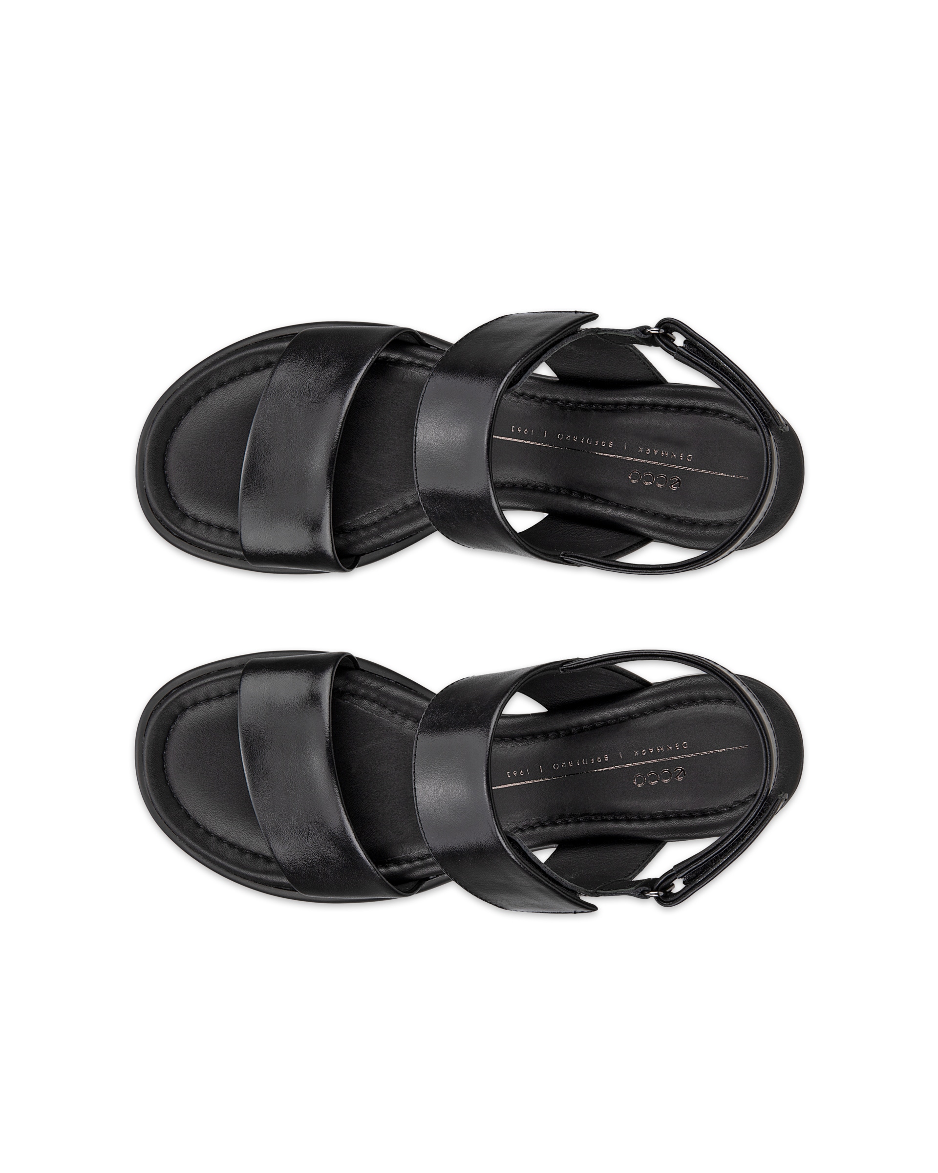 ECCO® Sculpted Sandal LX 35 Damen Ledersandale mit Absatz - Schwarz - Top left pair