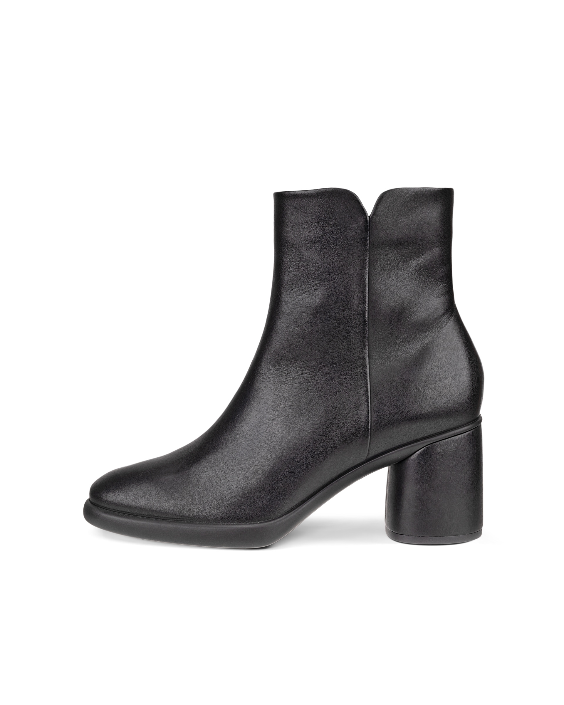Women's ECCO® Sculpted LX 55 Leather Mid-Cut Boot - Black - Outside