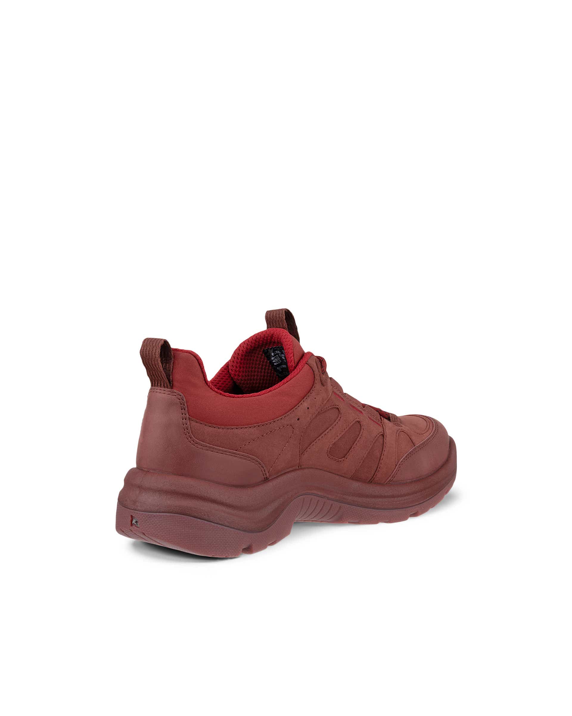 Women's ECCO® Offroad Nubuck Outdoor Waterproof Shoe - Red - Back