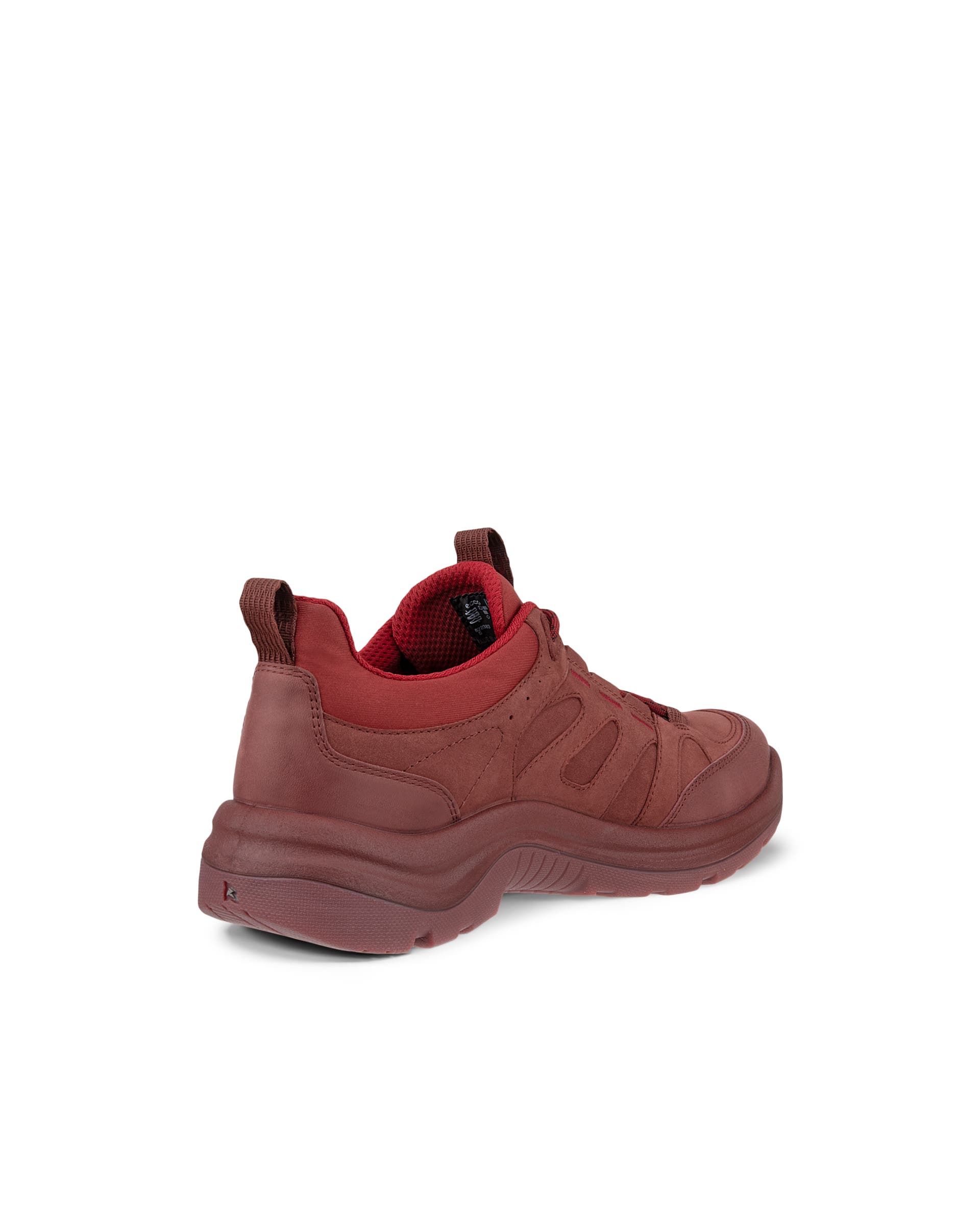 Women's ECCO® Offroad Nubuck Outdoor Waterproof Shoe - Red - Back
