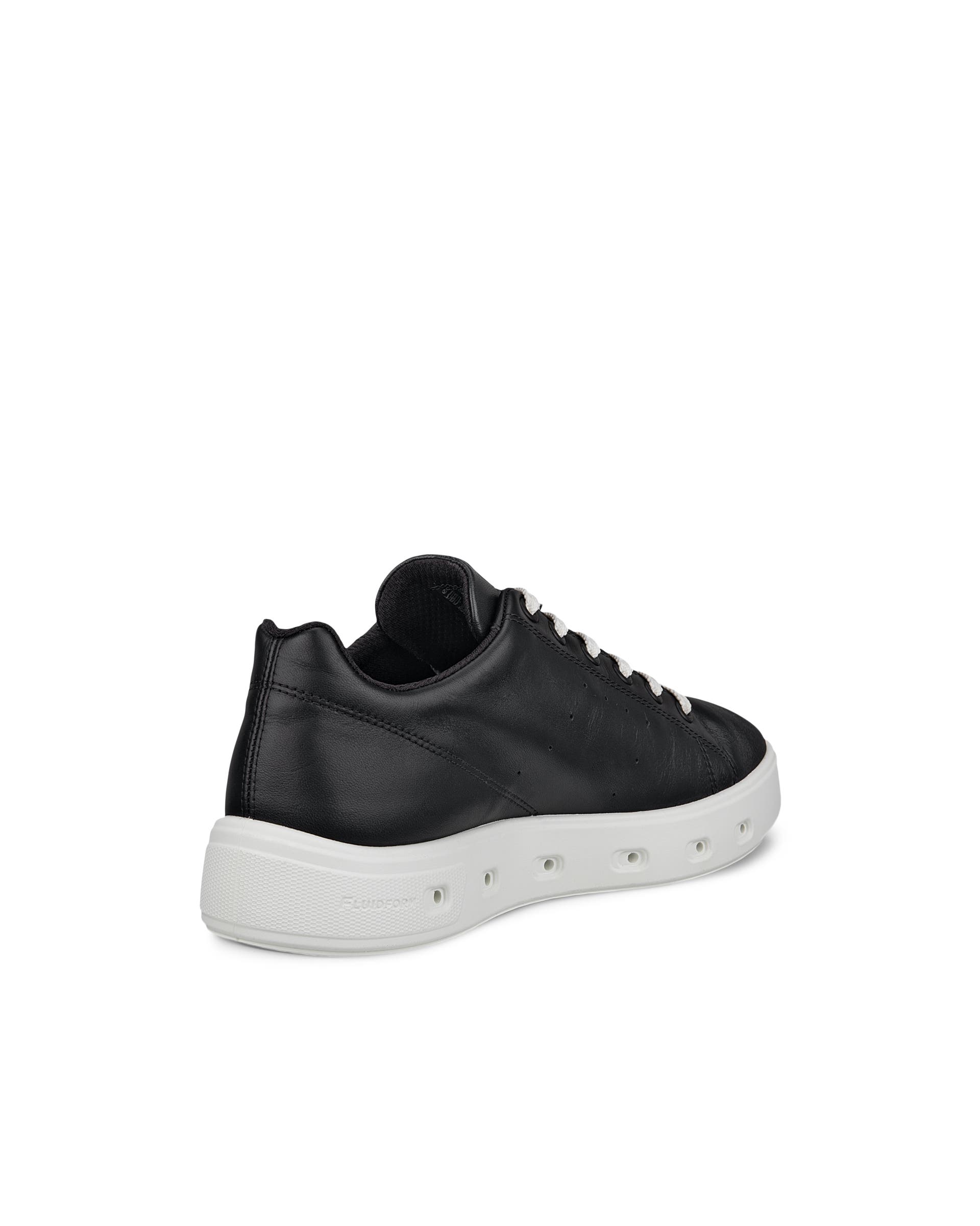 Women's ECCO® Street 720 Leather Gore-Tex Trainer - Black - Back
