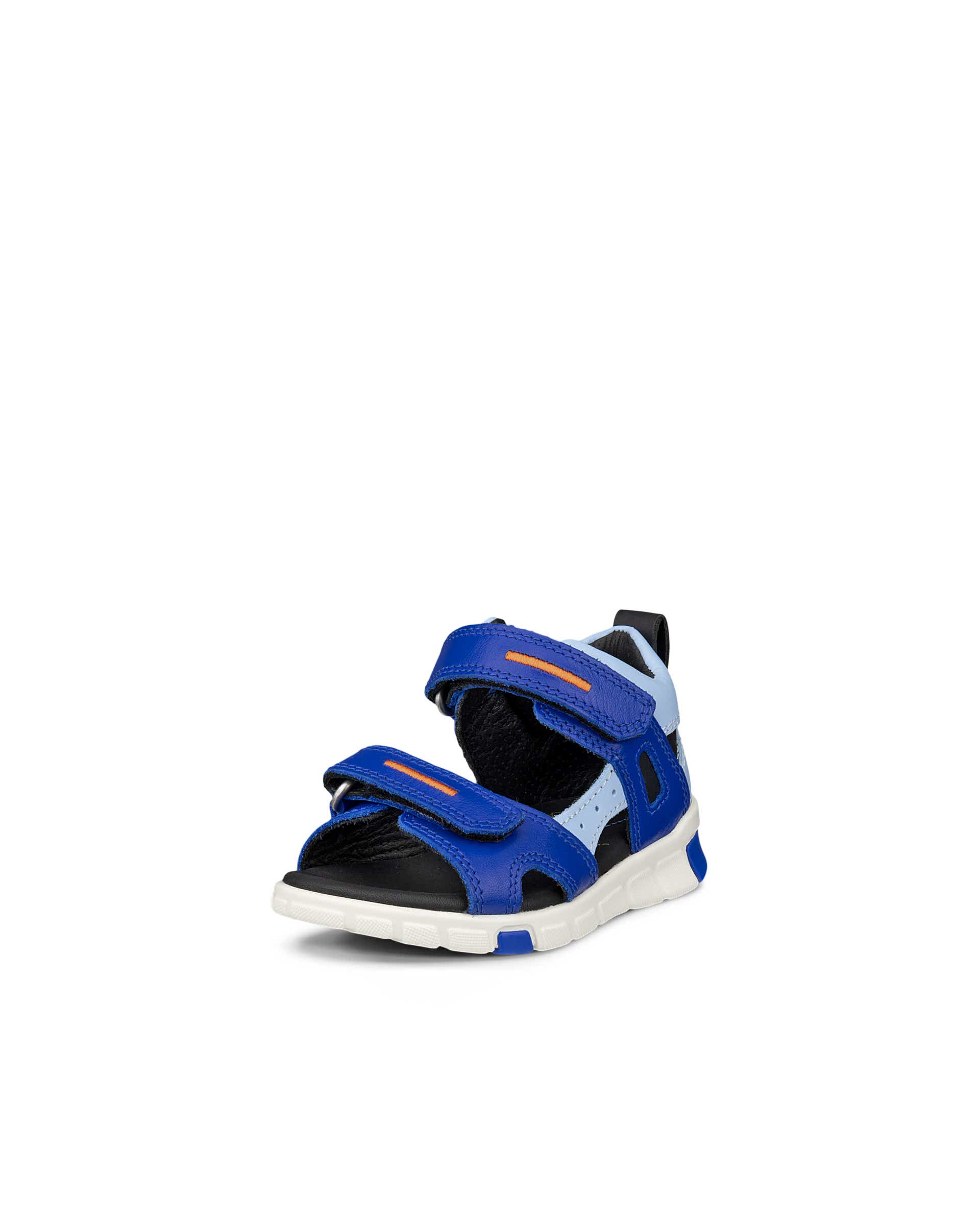 ECCO® Soft 7 bottes mi-hautes en nubuck pour femme - Bleu - Main