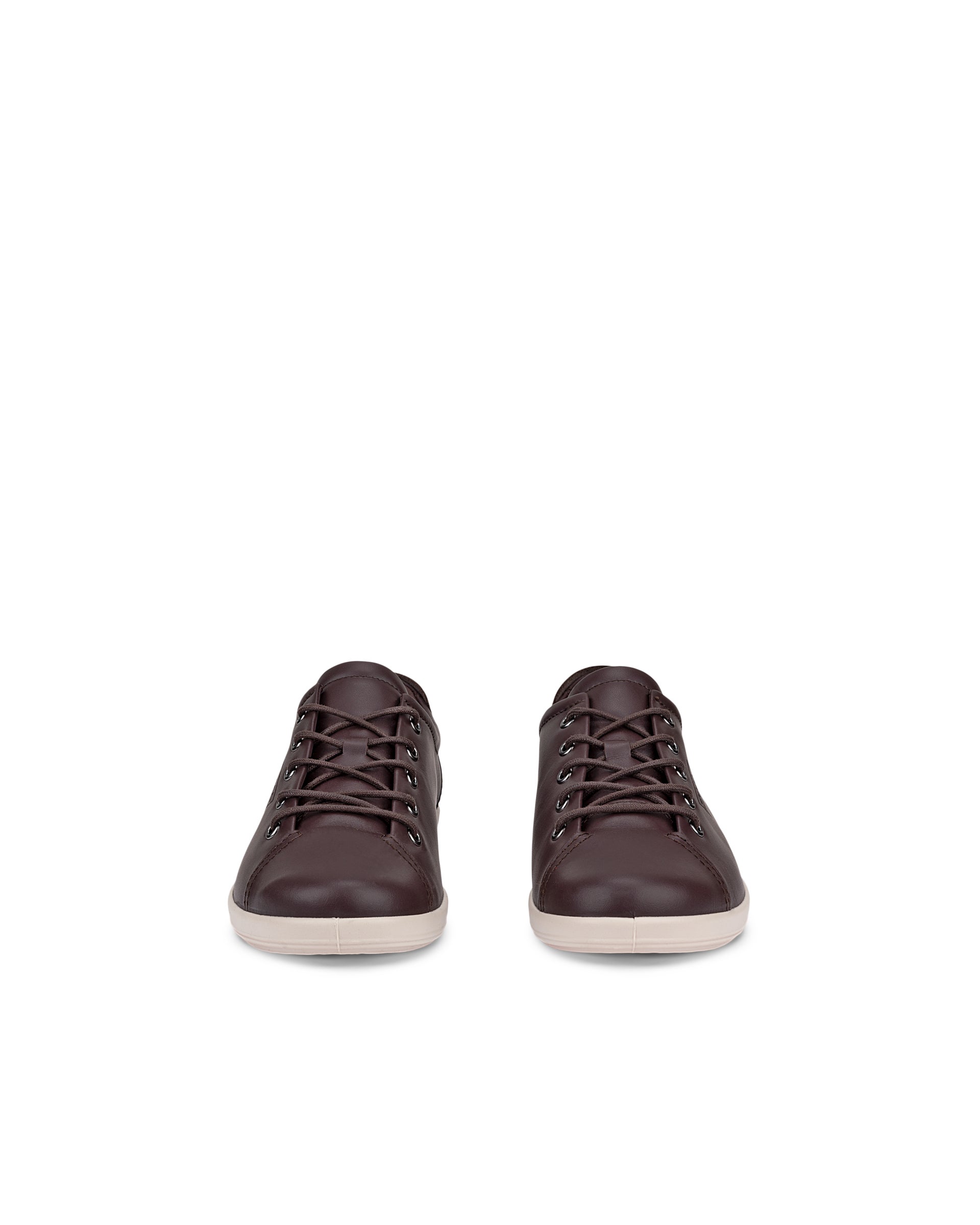 ECCO® SOFT 2.0 Damen Ledersneaker - Braun - Front pair