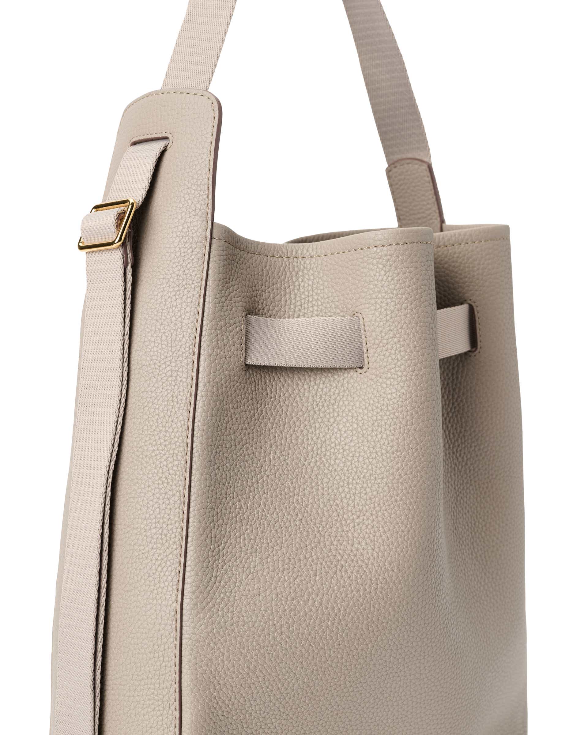 ECCO® Sail Bag kožna torba hobo - Bež - Detail-1
