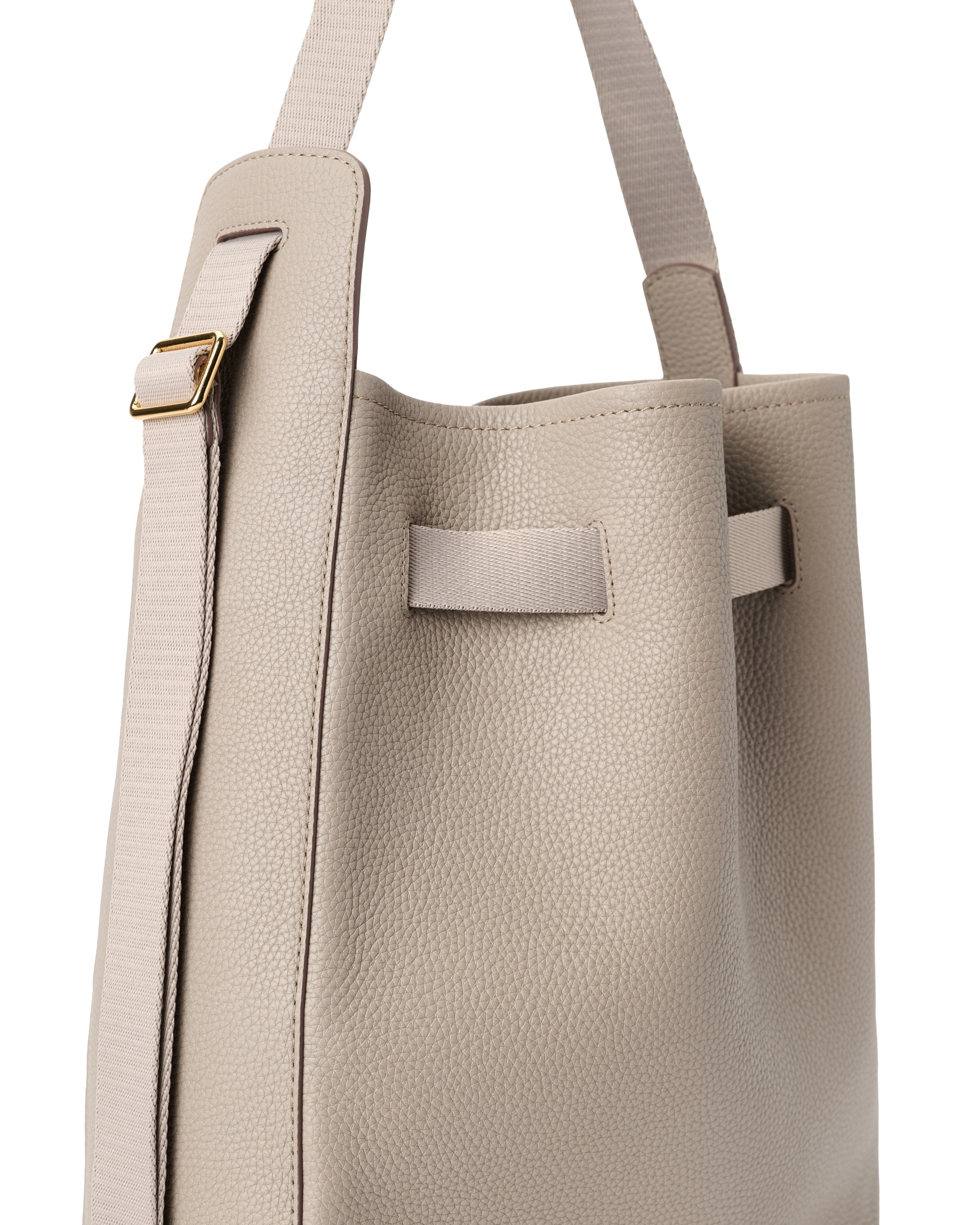 ECCO® Sail Bag kožna torba hobo - Bež - Detail-1