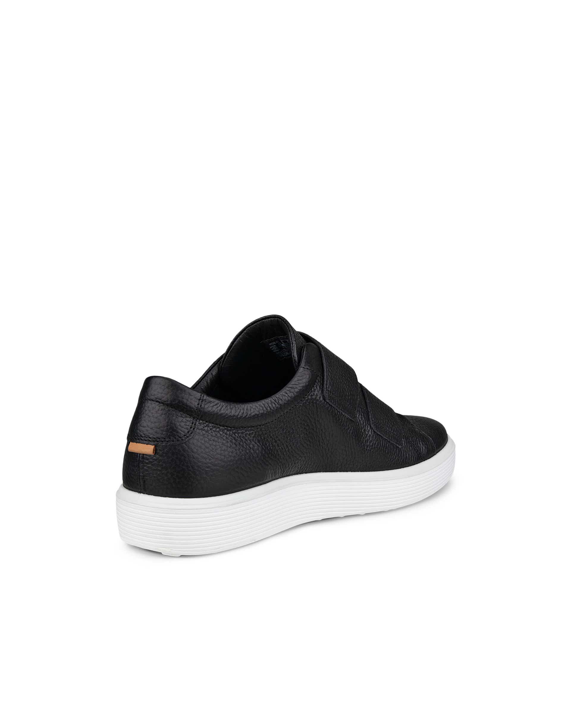 Men's ECCO® Soft 60 Leather Sneaker - Black - Back