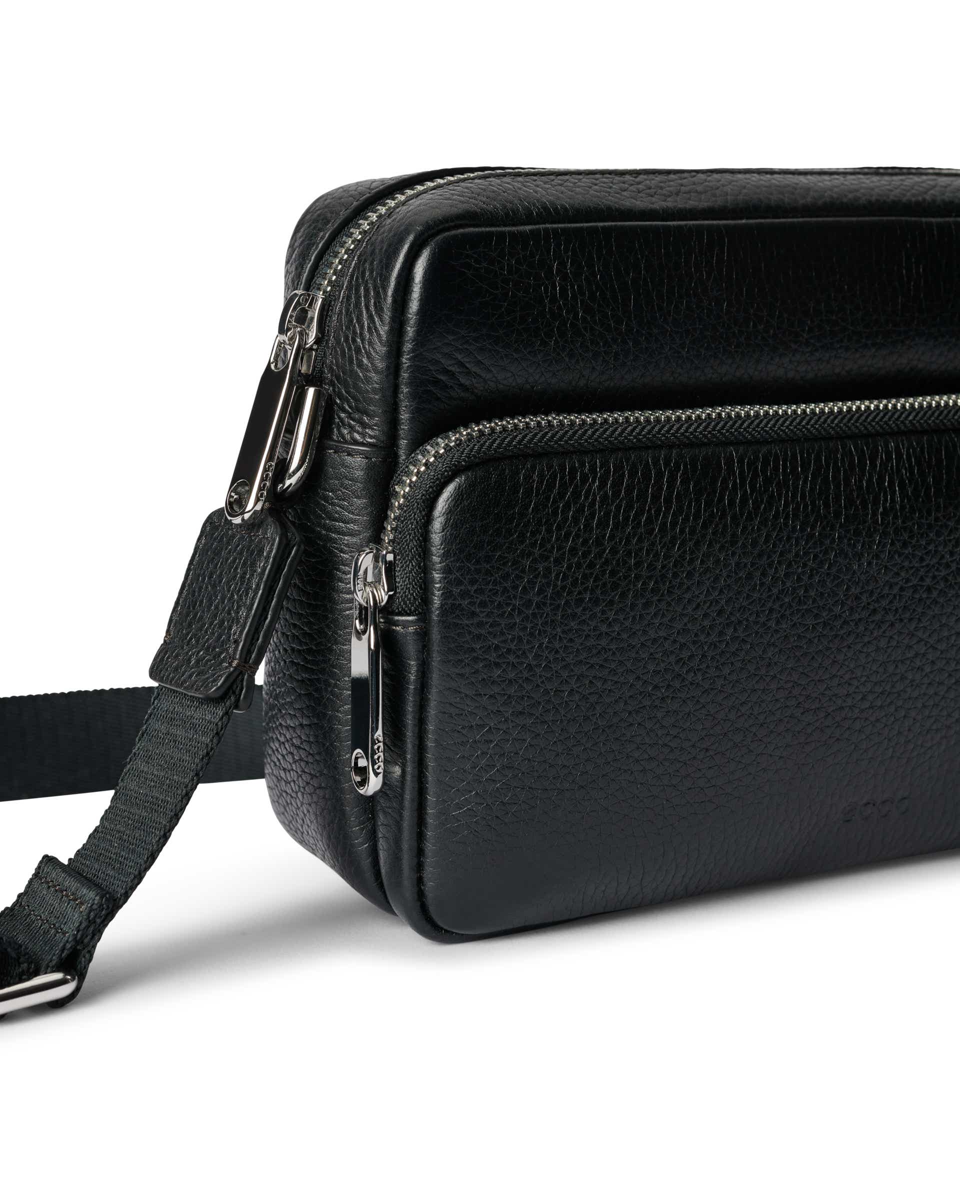 ECCO® Kožna torba za fotoaparat - Crna - Detail-1