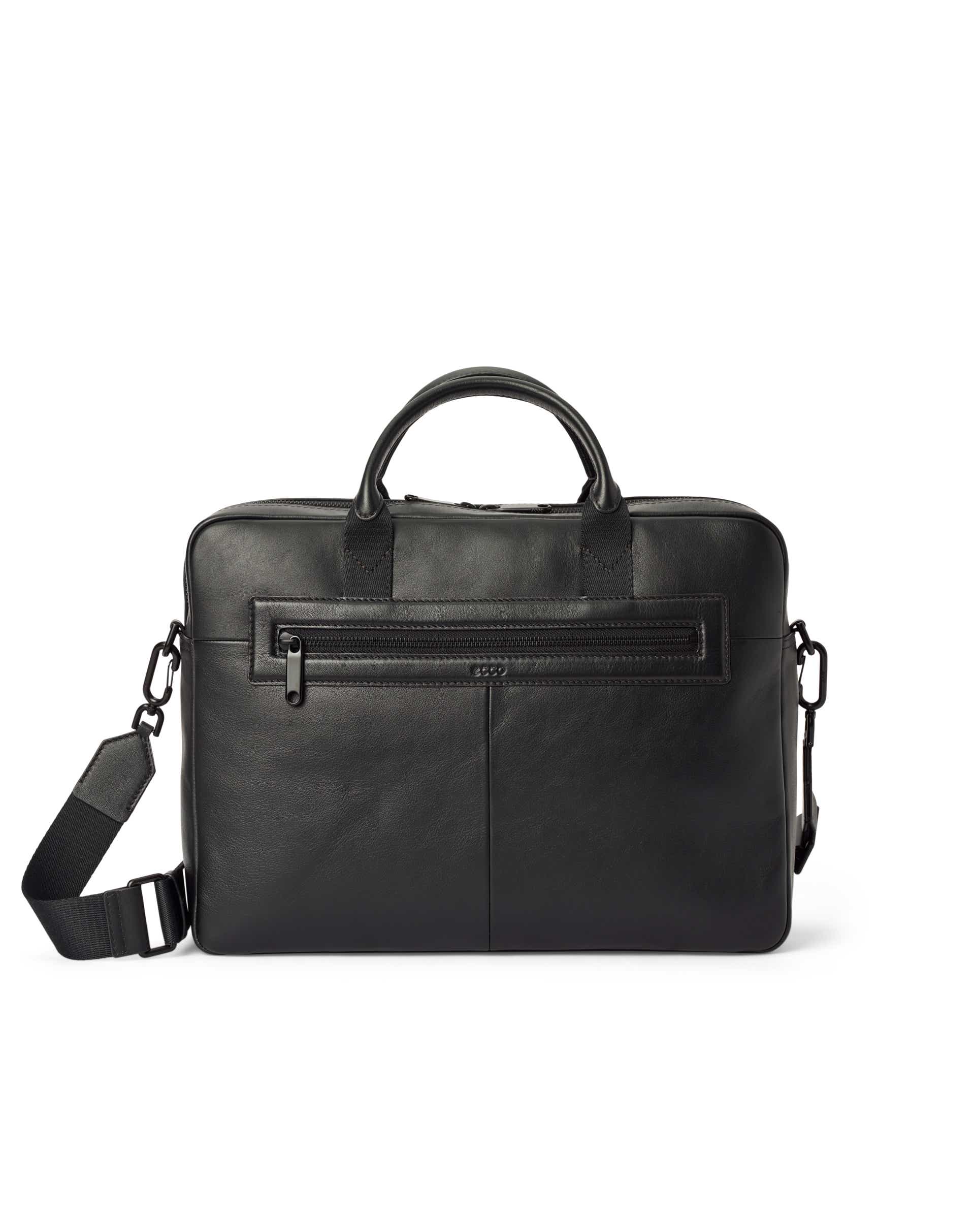 ECCO® MODE LAPTOP BAG Herren Laptoptasche aus Leder - Schwarz - Main