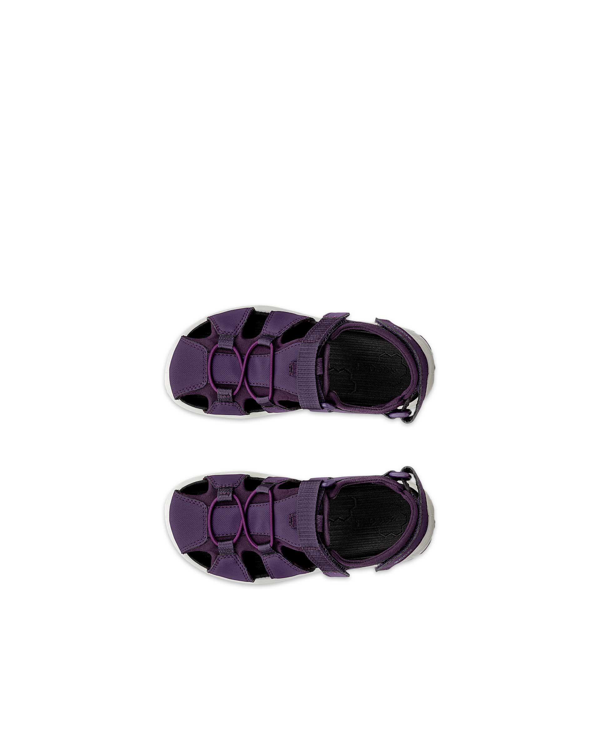 Dětské sandály s uzavřenou špičkou ECCO® X-Trinsic - Fialová - Top left pair