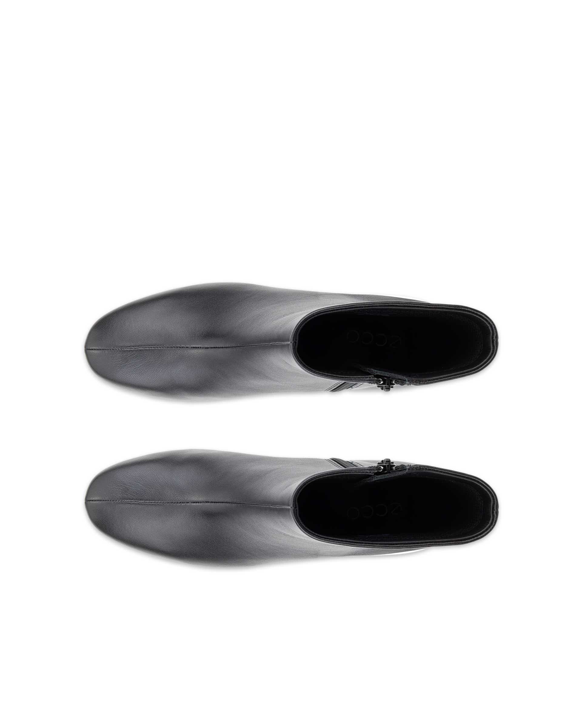ECCO® LIVA 35 Damen Lederstiefelette mit Absatz - Schwarz - Top left pair