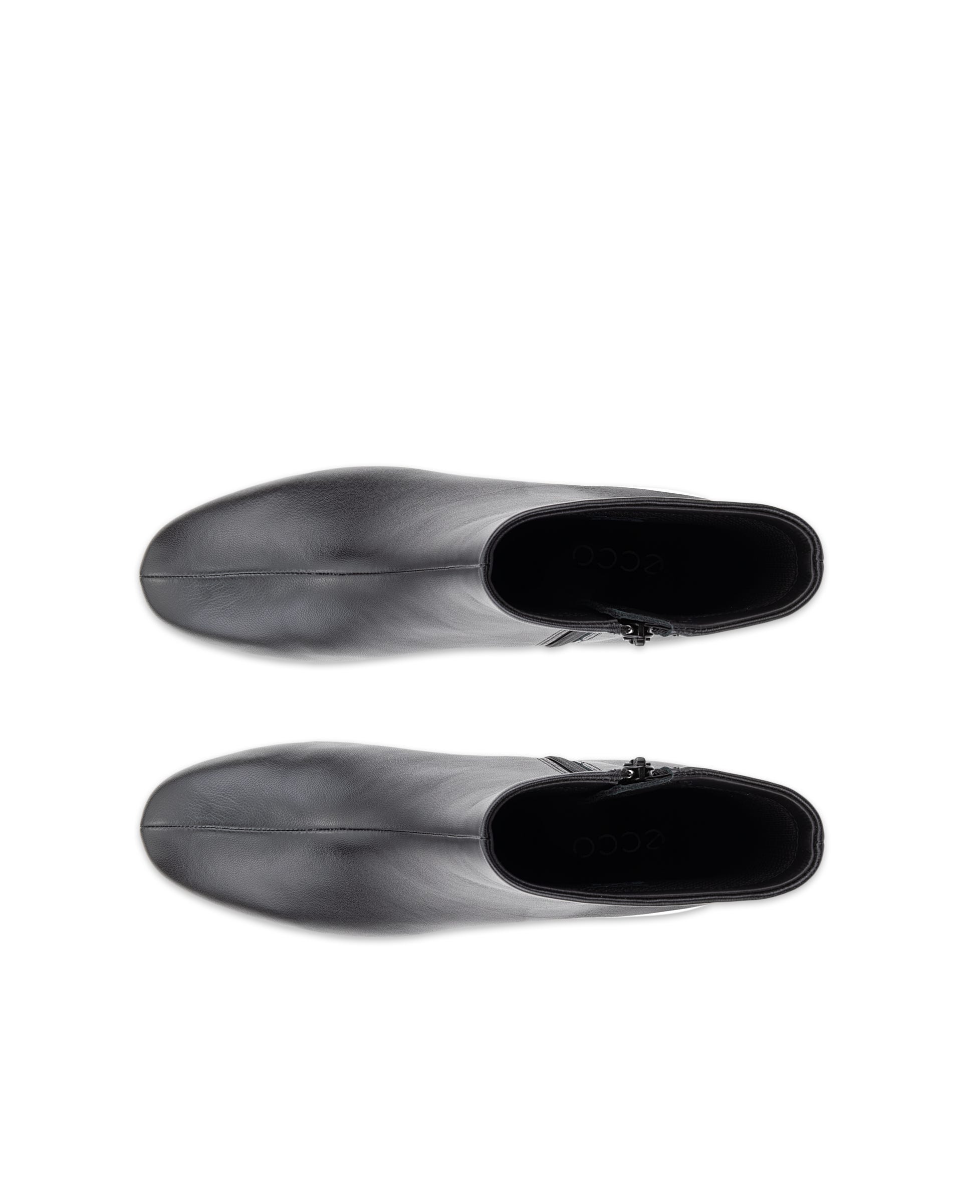 ECCO® LIVA 35 Damen Lederstiefelette mit Absatz - Schwarz - Outside