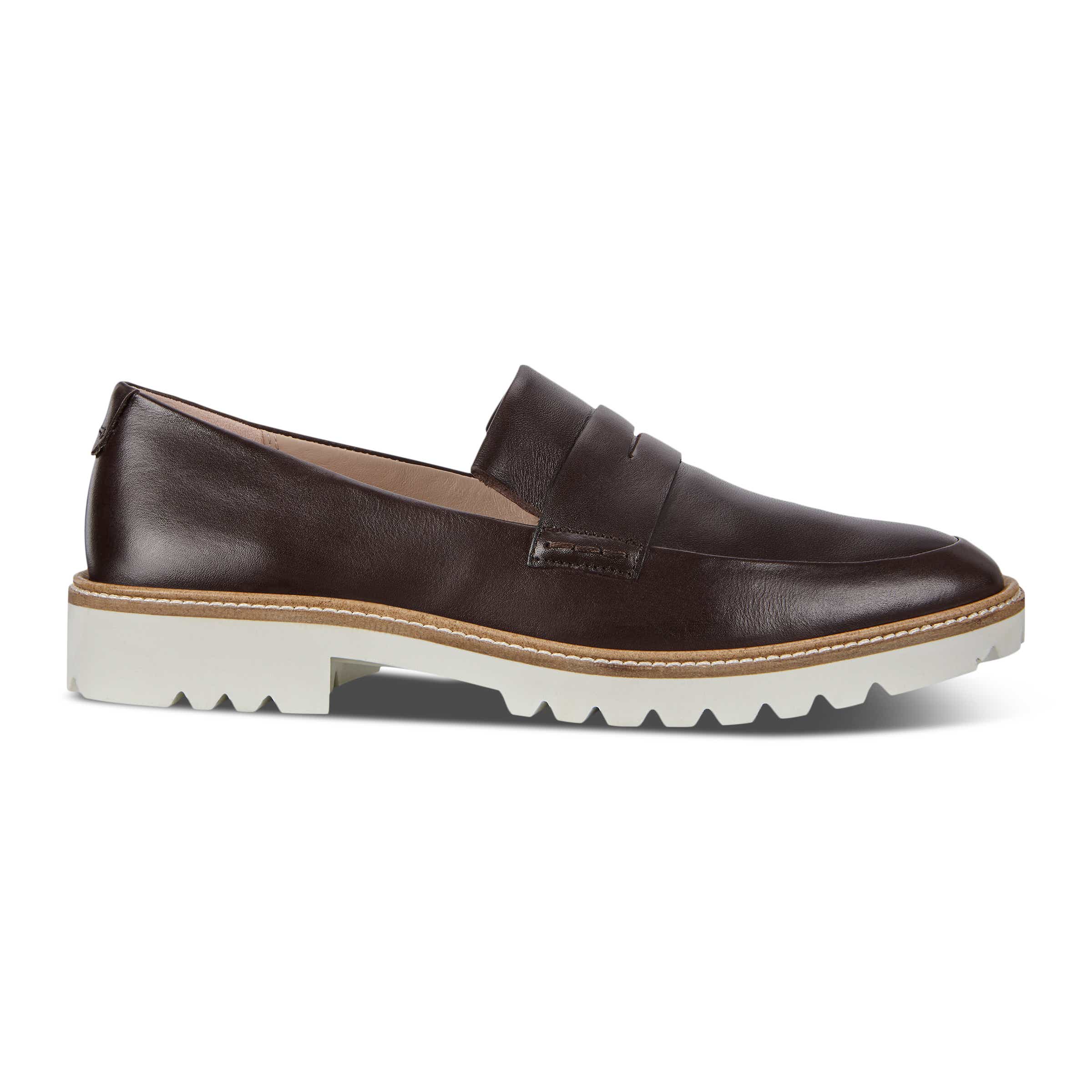 ECCO INCISE TAILORED Loafer - Brown - Outside