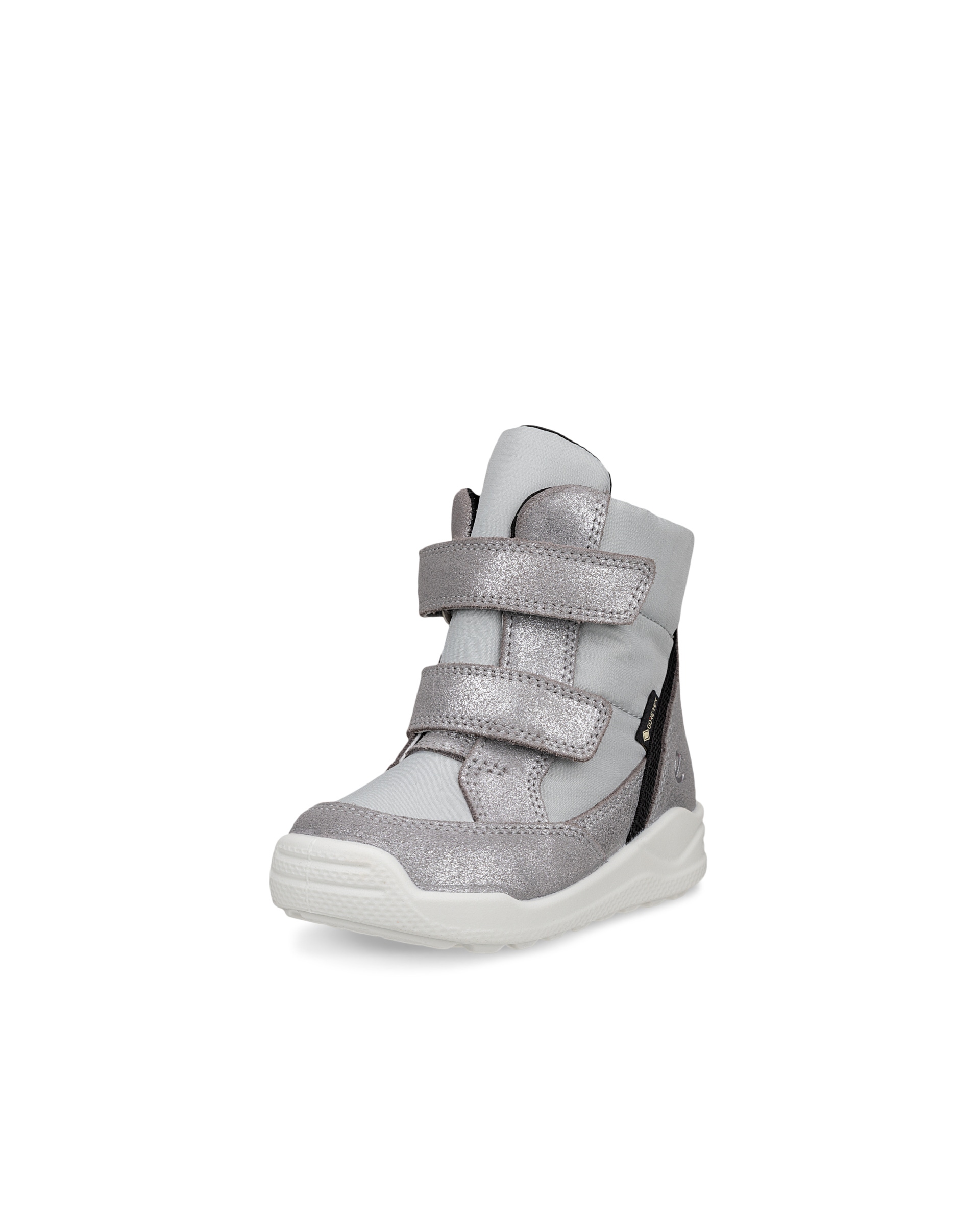 ECCO® URBAN MINI gyerek Gore-Tex közepesen magasszárú velúr csizma - Metálszínek - Main