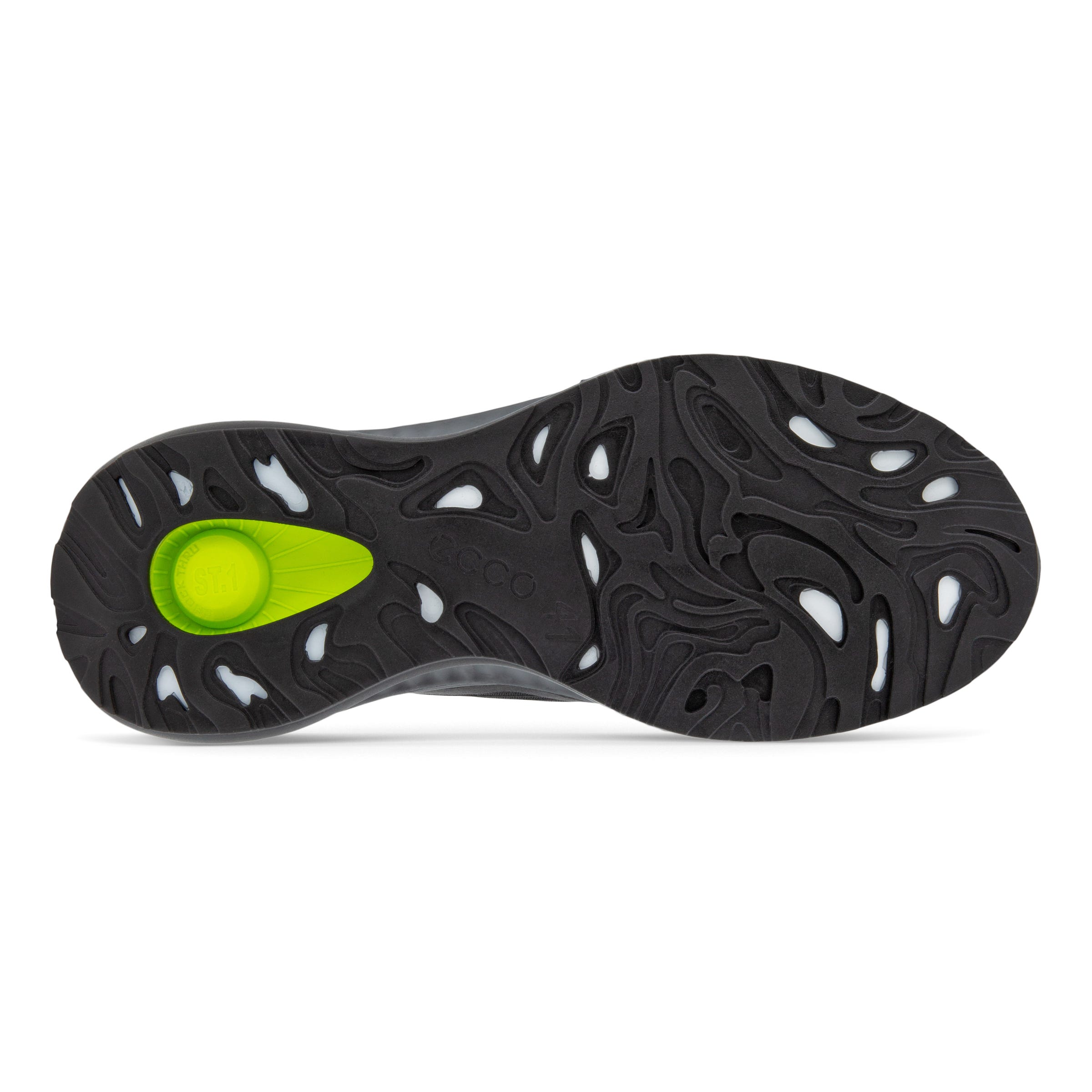 ECCO ST.360 メンズ レザースニーカー - ブラック - Sole
