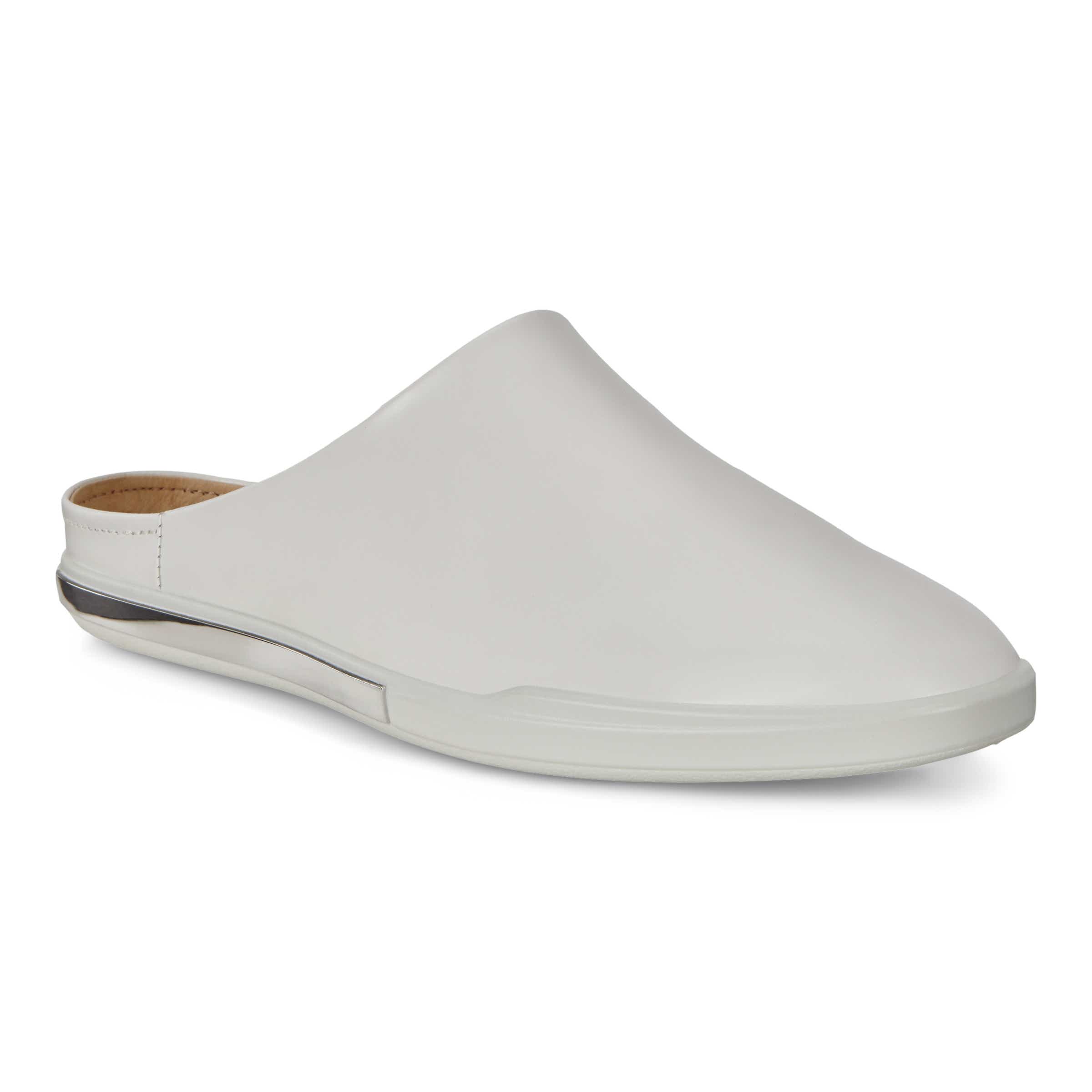 ECCO Simpil II Women's Ballerina Mules - White - Main