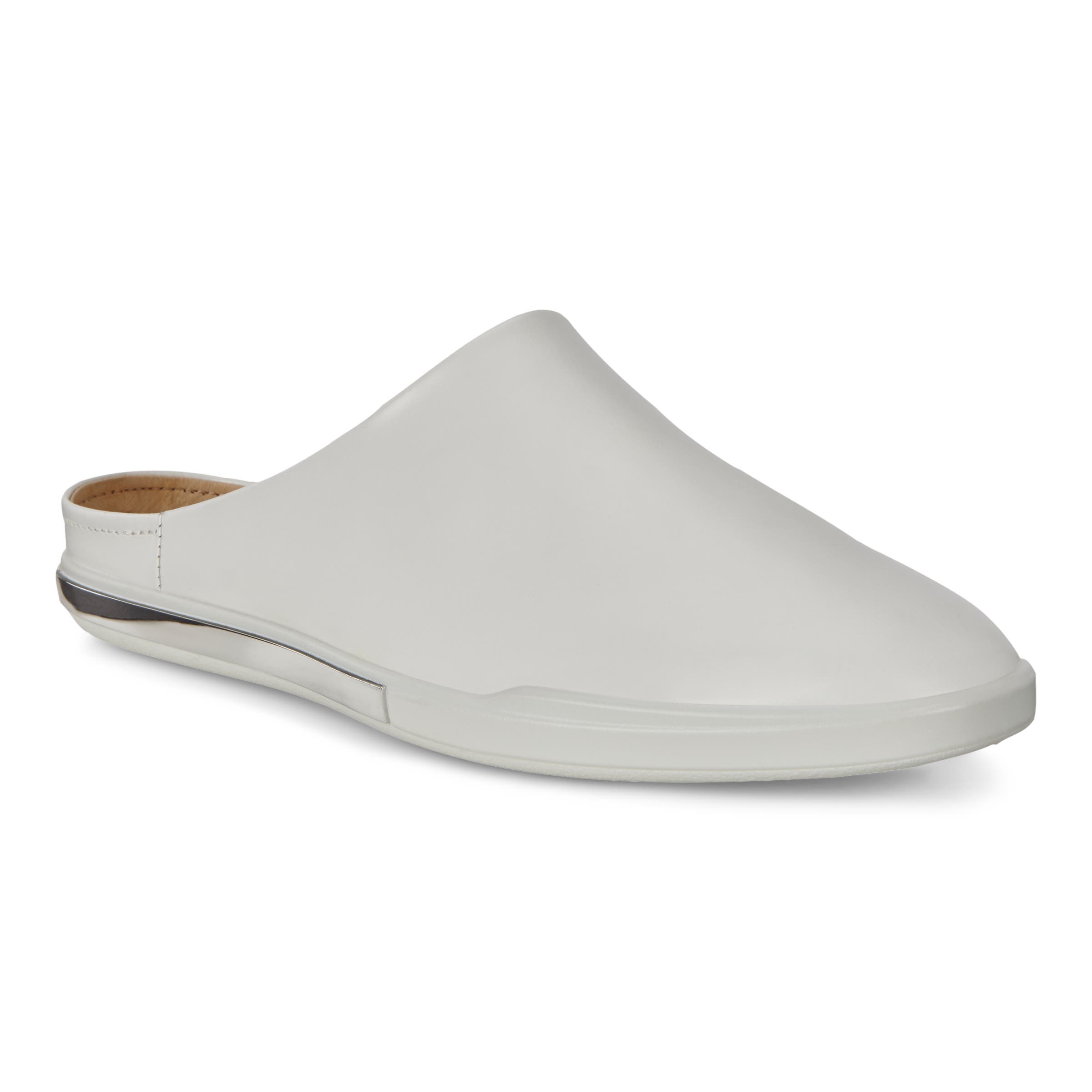 ECCO Simpil II Women's Ballerina Mules - White - Main
