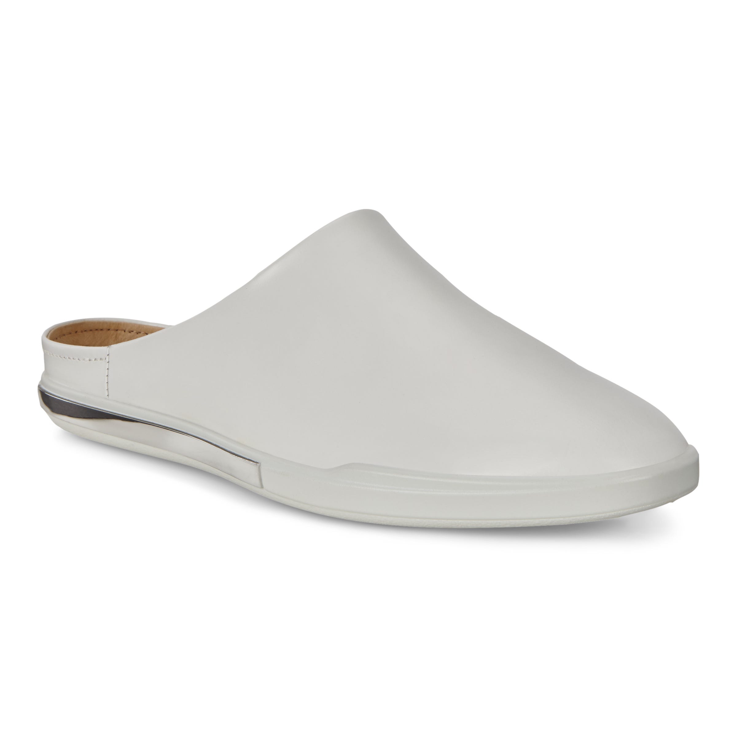 ECCO Simpil II Women's Ballerina Mules - White - Main