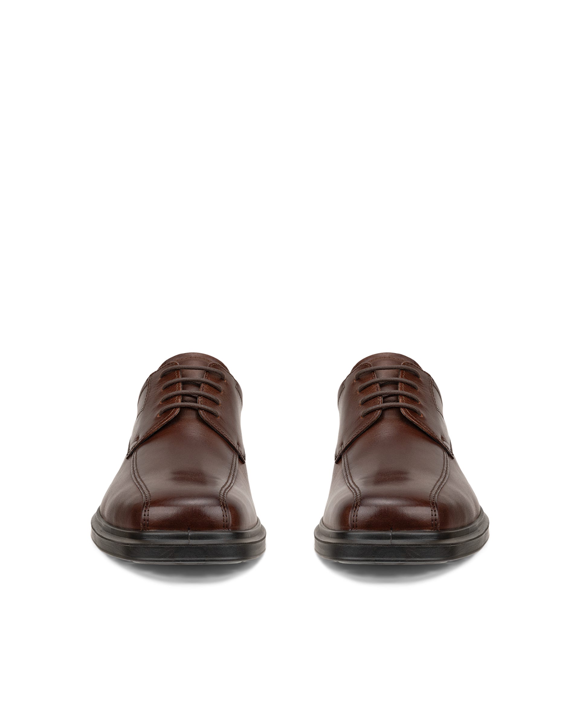 Men's ECCO® HELSINKI 2 Leather Derby Shoe - Brown - Outside