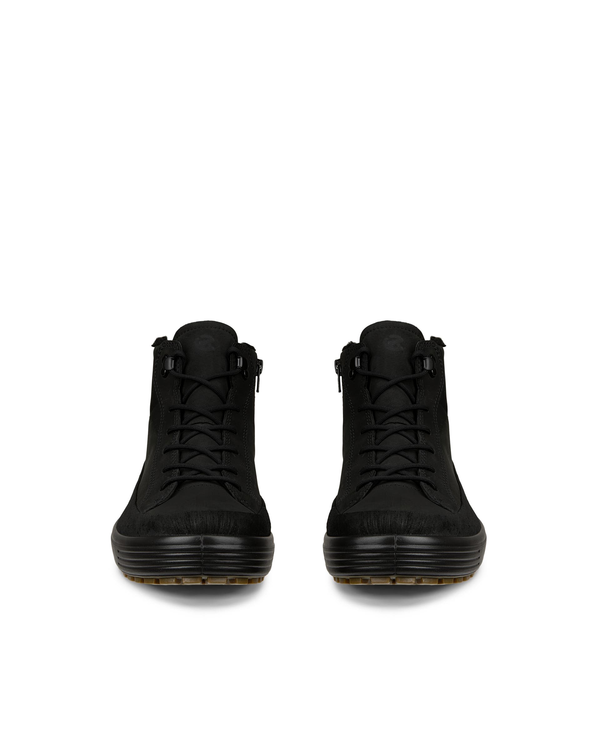 ECCO® Soft 7 Tred odiniai „Gore-Tex“ pusauliai batai vyrams - Juoda - Front pair