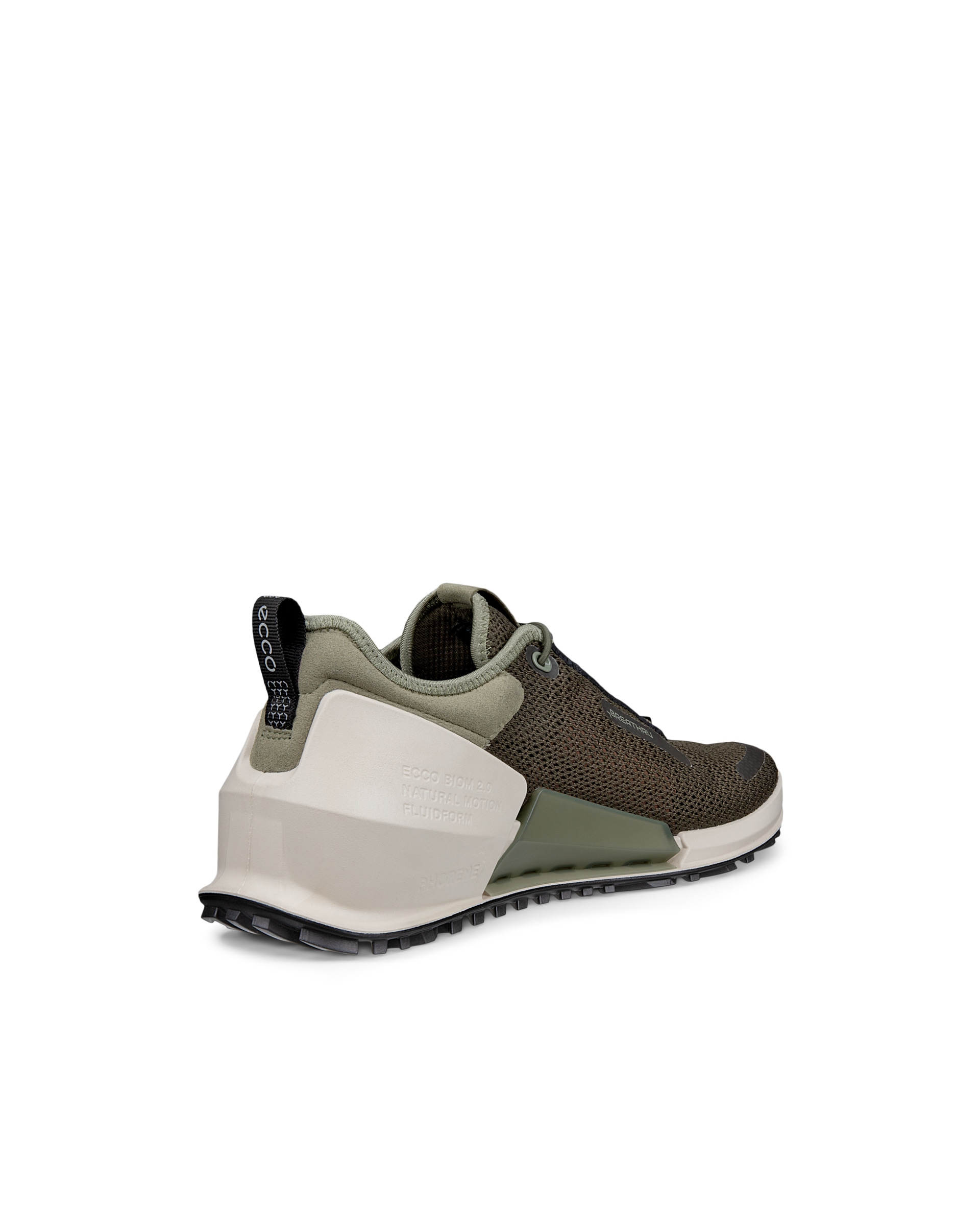 ECCO® BIOM 2.0 baskets en toile pour homme - Vert - Back