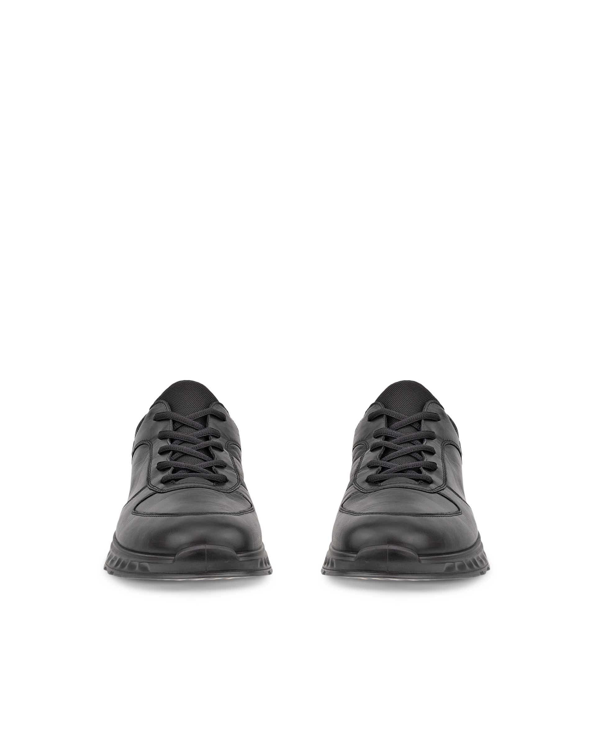 Pánské kožené outdoorové Gore-Tex tenisky ECCO® Exostride - Černá - Front pair